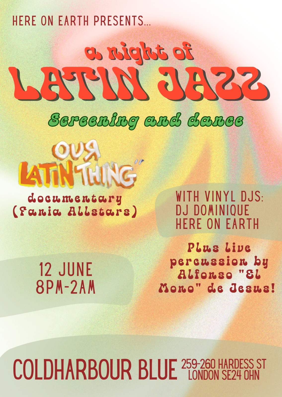 A Night of Latin Jazz - 'Our Latin Thing' - Screening, DJs and Live Percussion