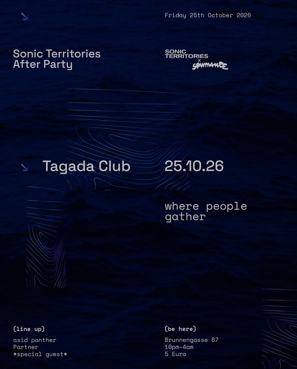 Sonic Territories after party x Spumante