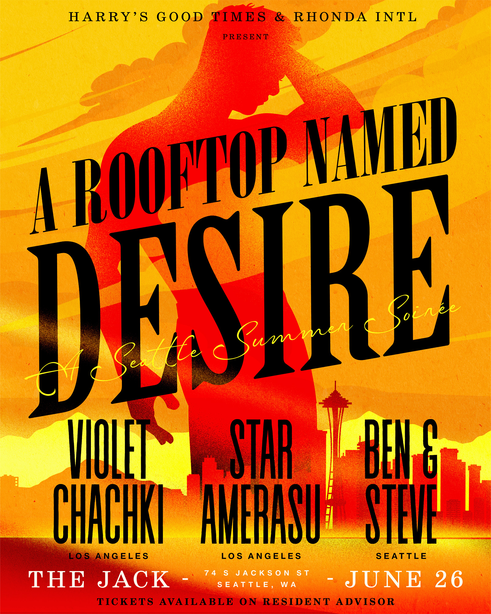 A Rooftop Named Desire with Violet Chachki, Star Amerasu, and Ben