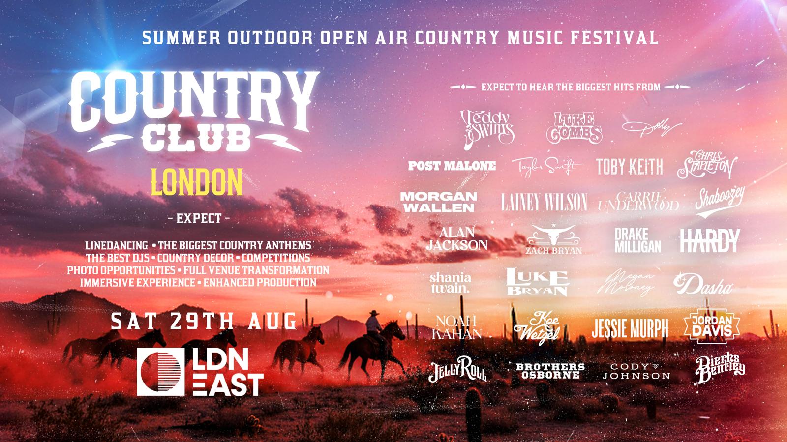 Country Club - Outdoor Country Music Festival - London