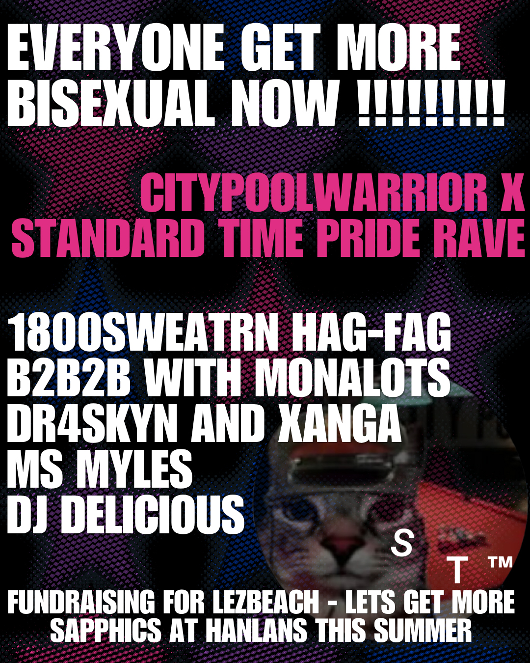 CITYPOOLWARRIOR X ST BI-PRIDE PARTY