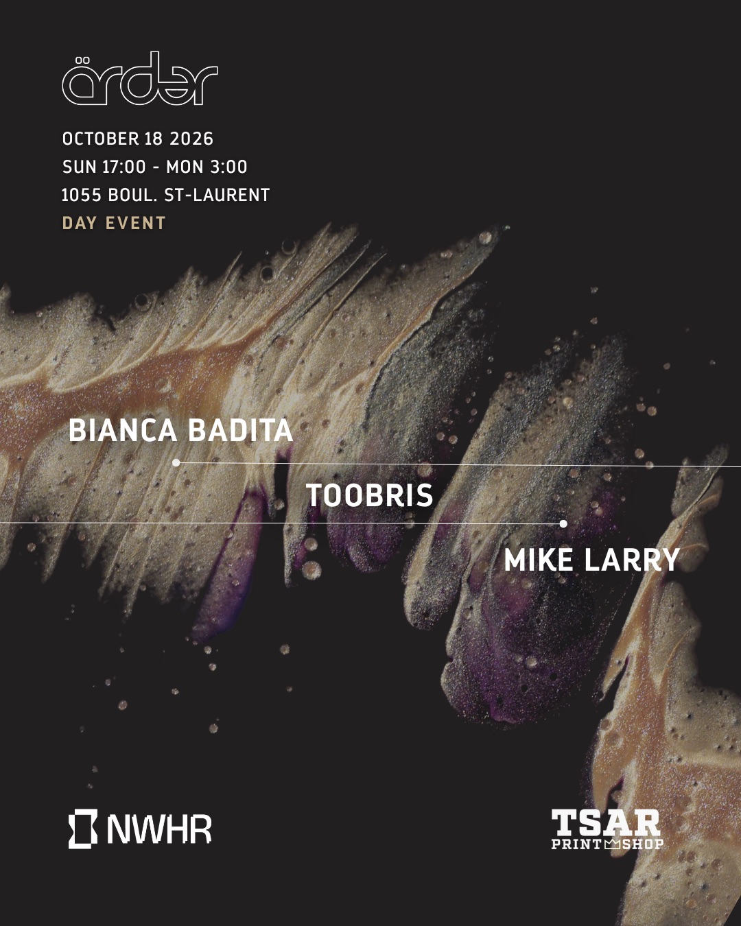 Arder: Toobris // Bianca Badita // Mike Larry
