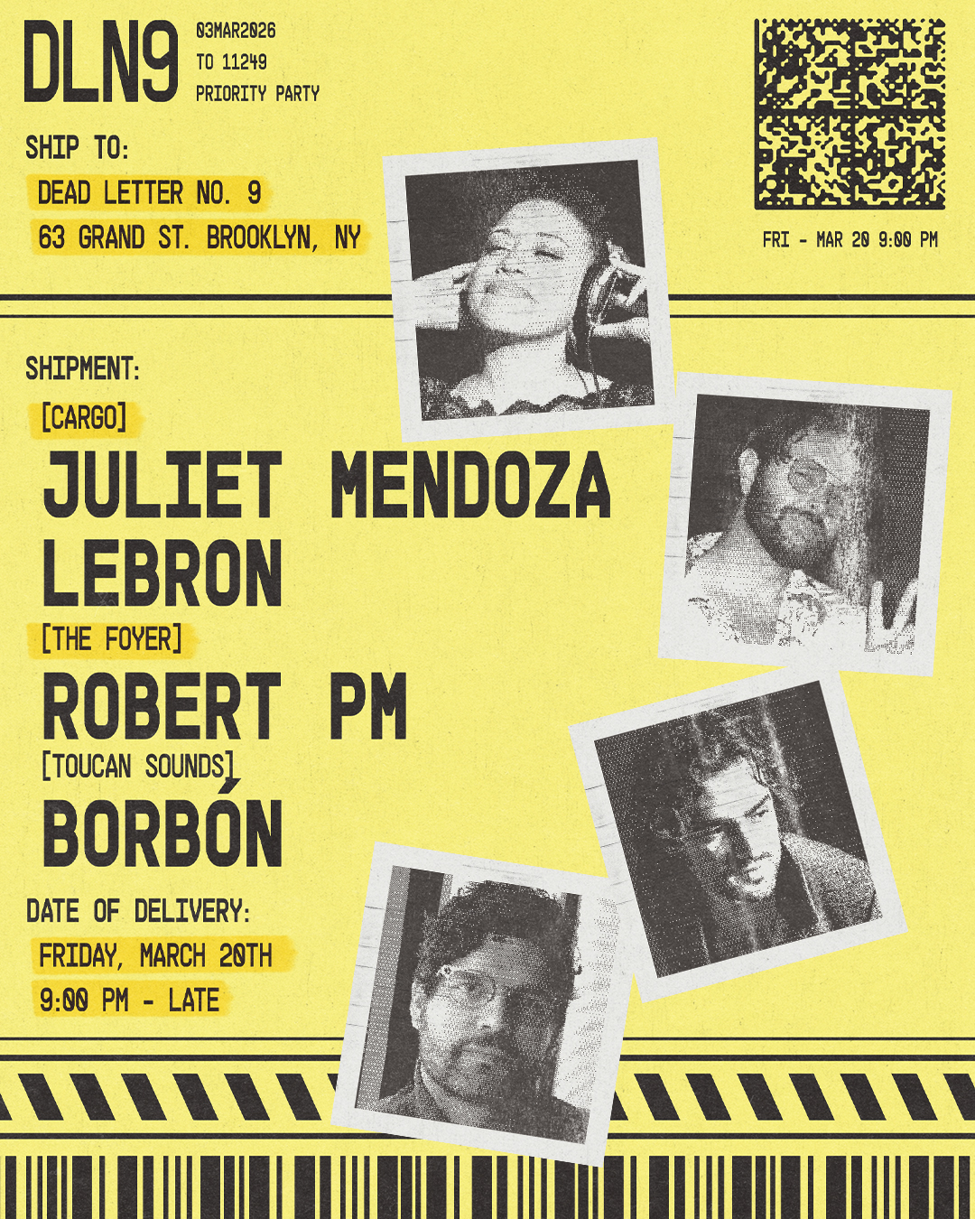 Juliet Mendoza, LeBRON, Robert PM, Borbón - Dead Letter No.9