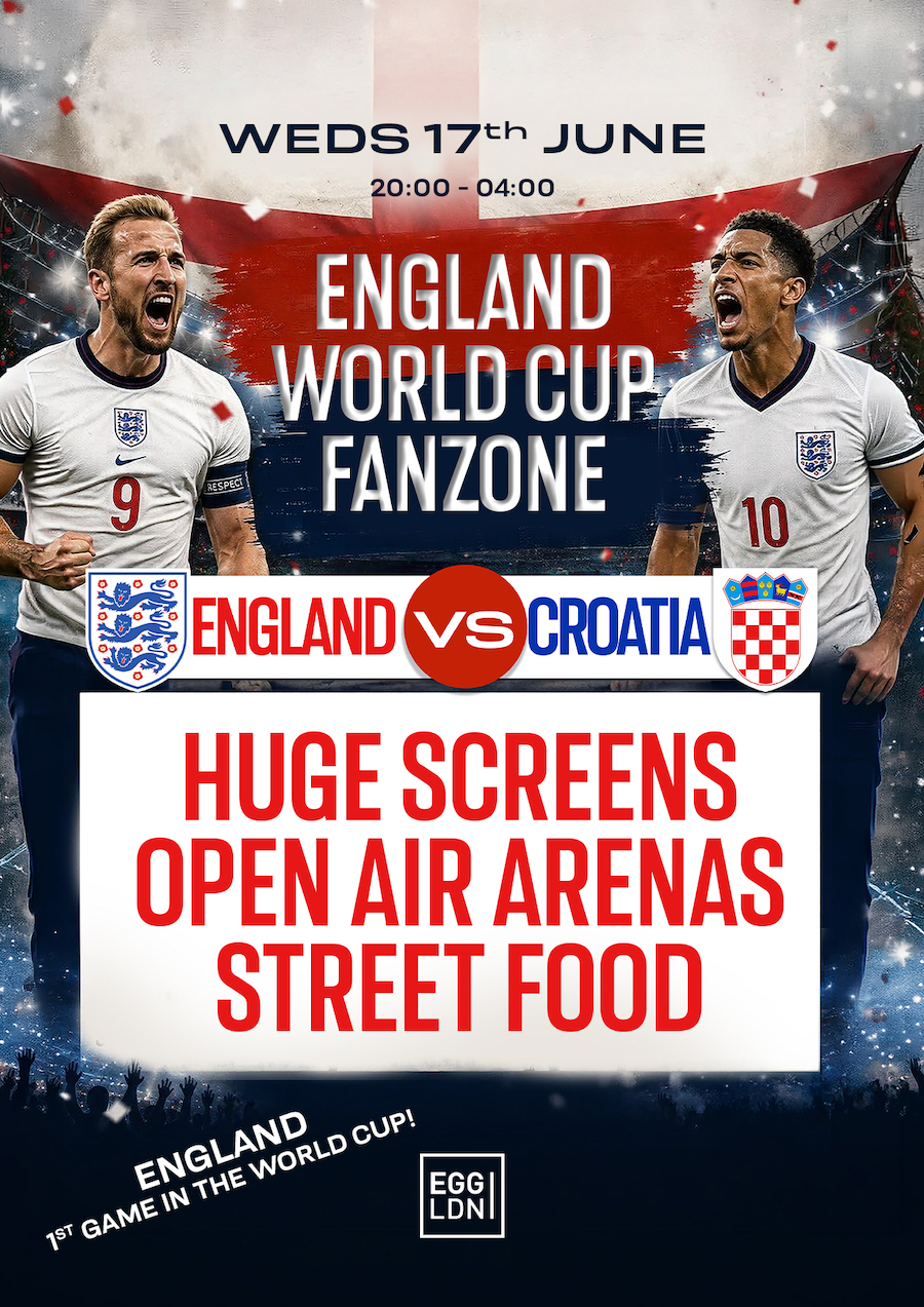 Egg Pres: England play Croatia Fanzone / Free showing
