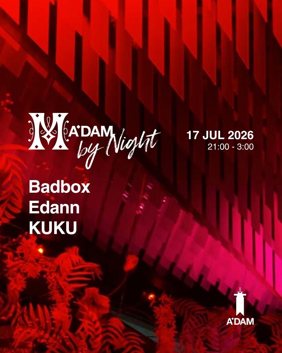 Madam by Night invites: EDEN