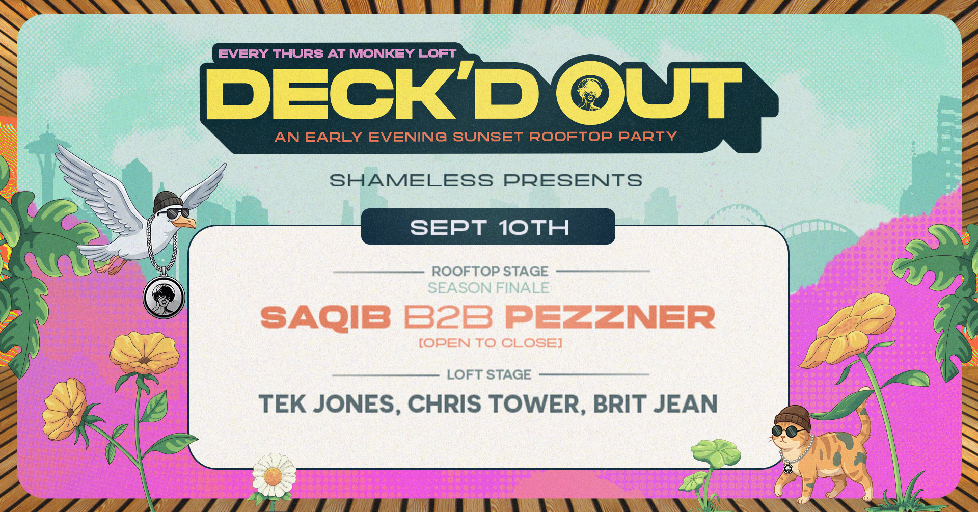 Deck'd Out #13 Season Finale with Saqib (NYC) & Pezzner b2b Open to Close