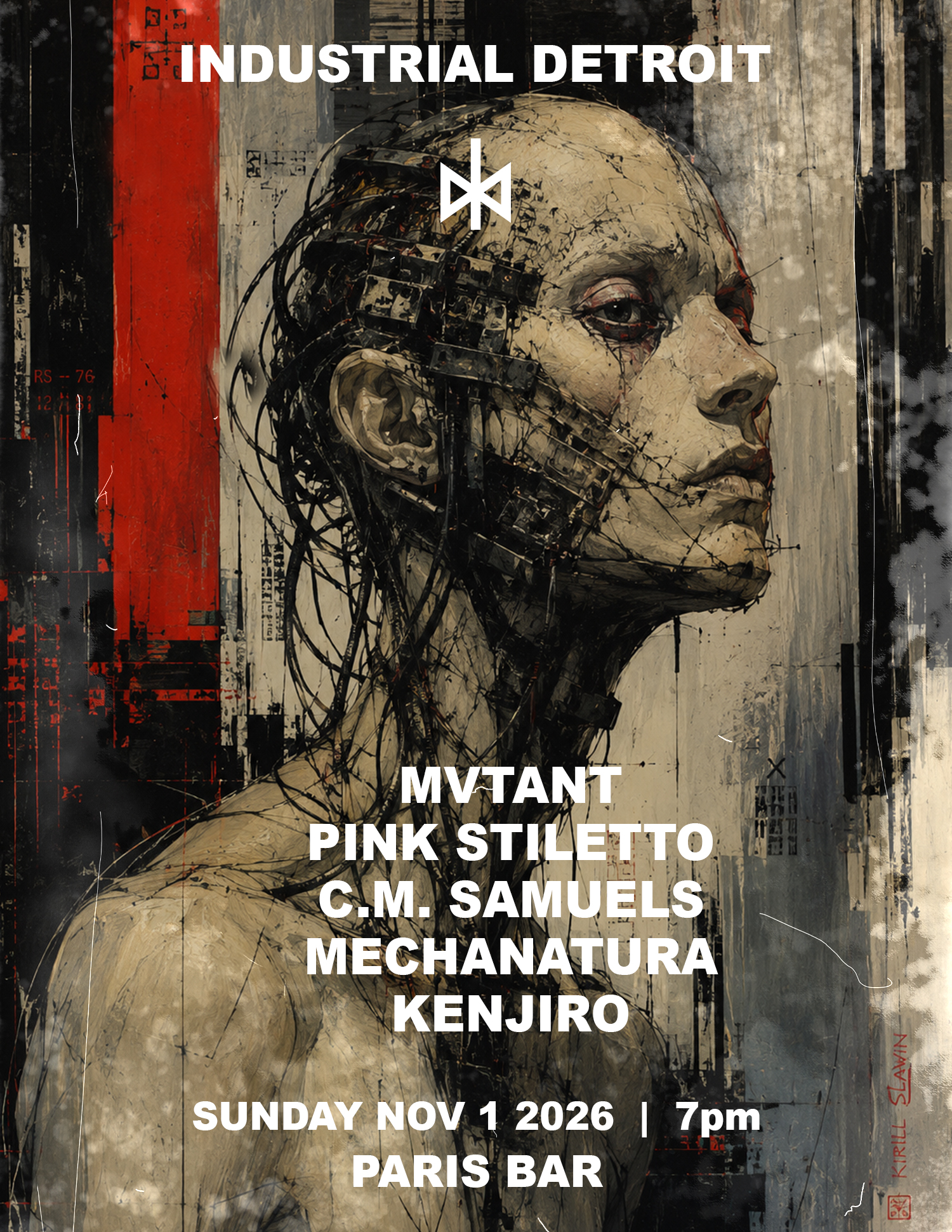 Industrial Detroit - Mvtant, Pink Stiletto, Mechanatura, C.M. Samuels, Kenjiro