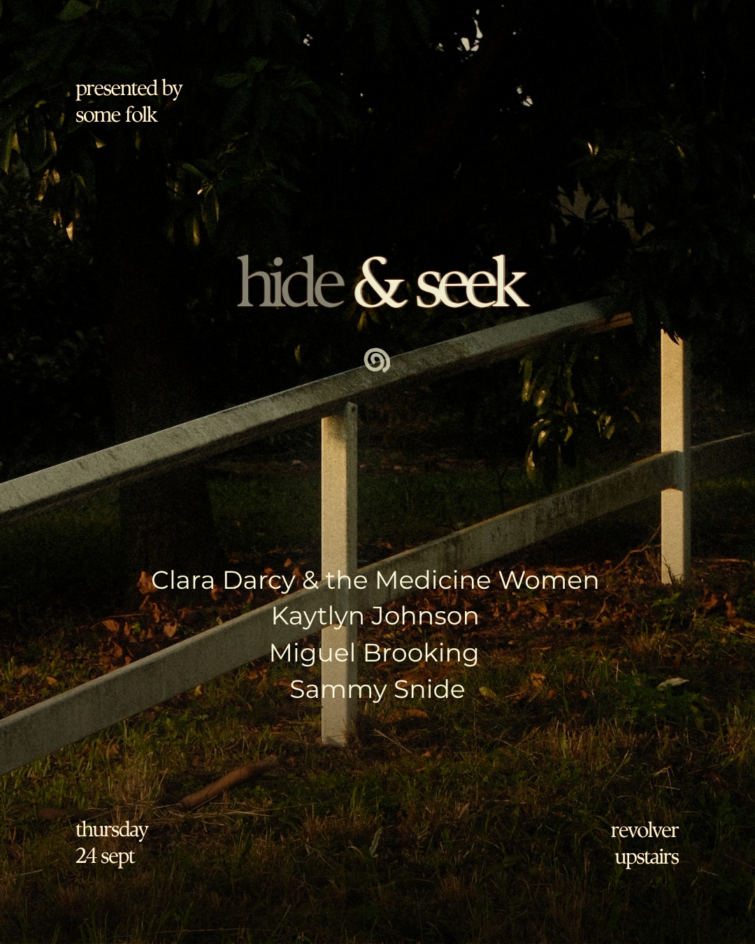 REVOLVER BANDROOM: hide & seek