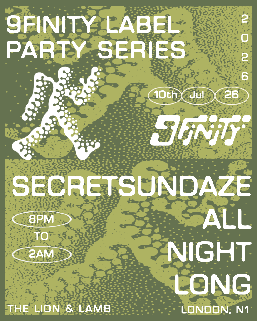 Secretsundaze presents: 9FINITY with Secretsundaze All Night Long