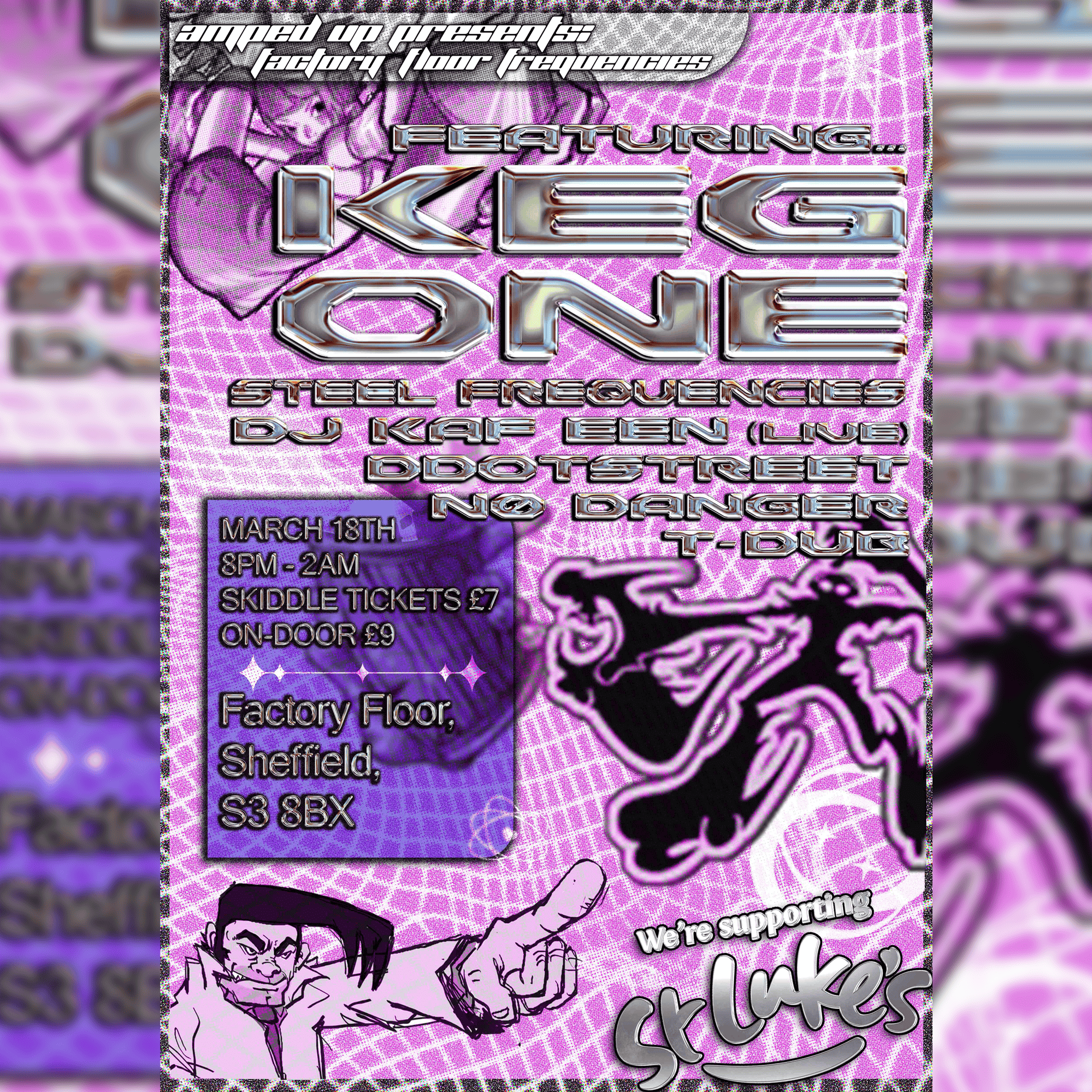 Amped up presents: Factory Floor Frequencies