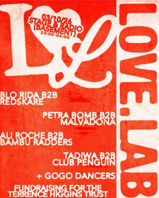 LOVE.LAB VOL.4 at Stage and Radio, Manchester M1 2EQ