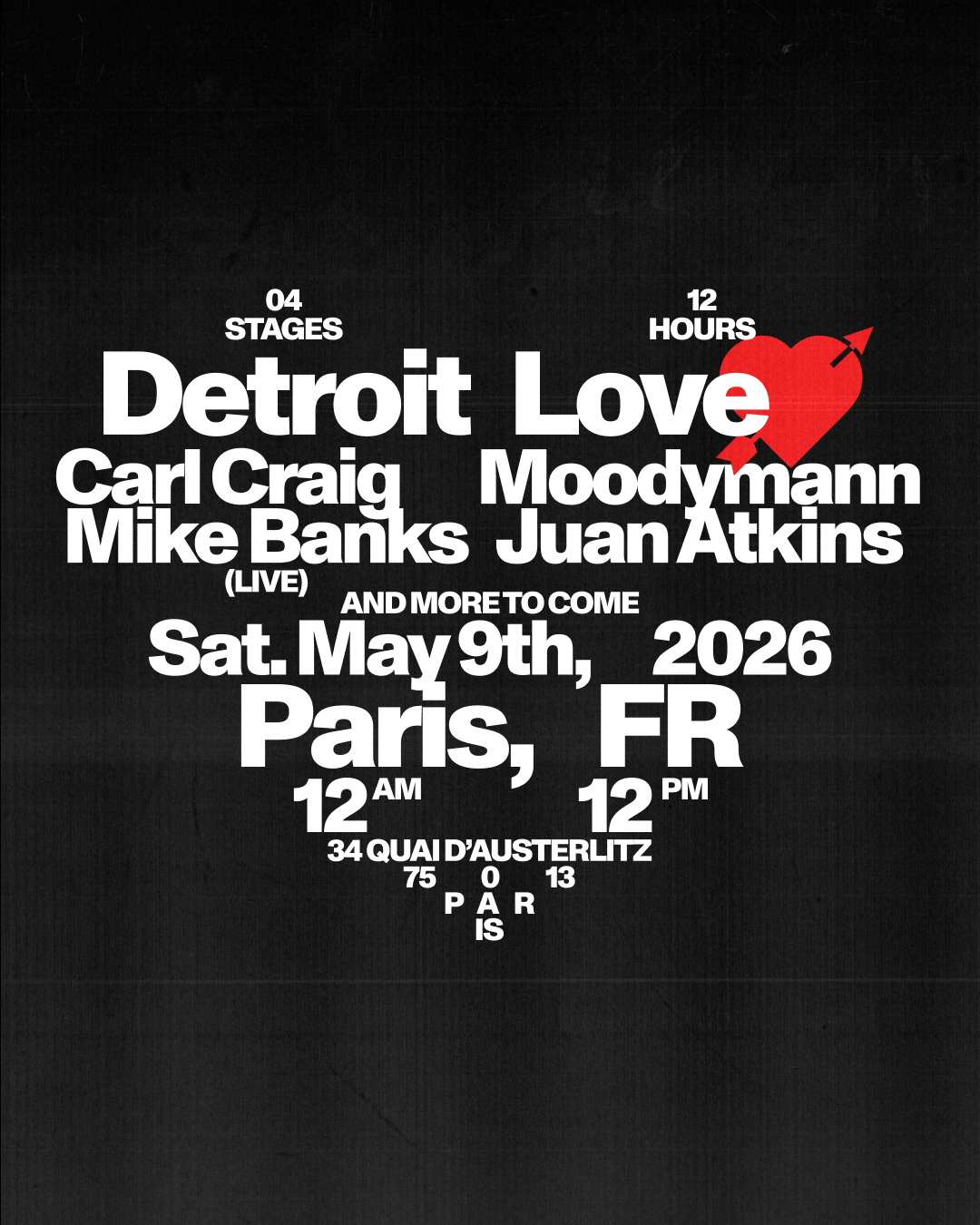 DETROIT LOVE: Mike Banks, Carl Craig, Moodymann, Juan Atkins