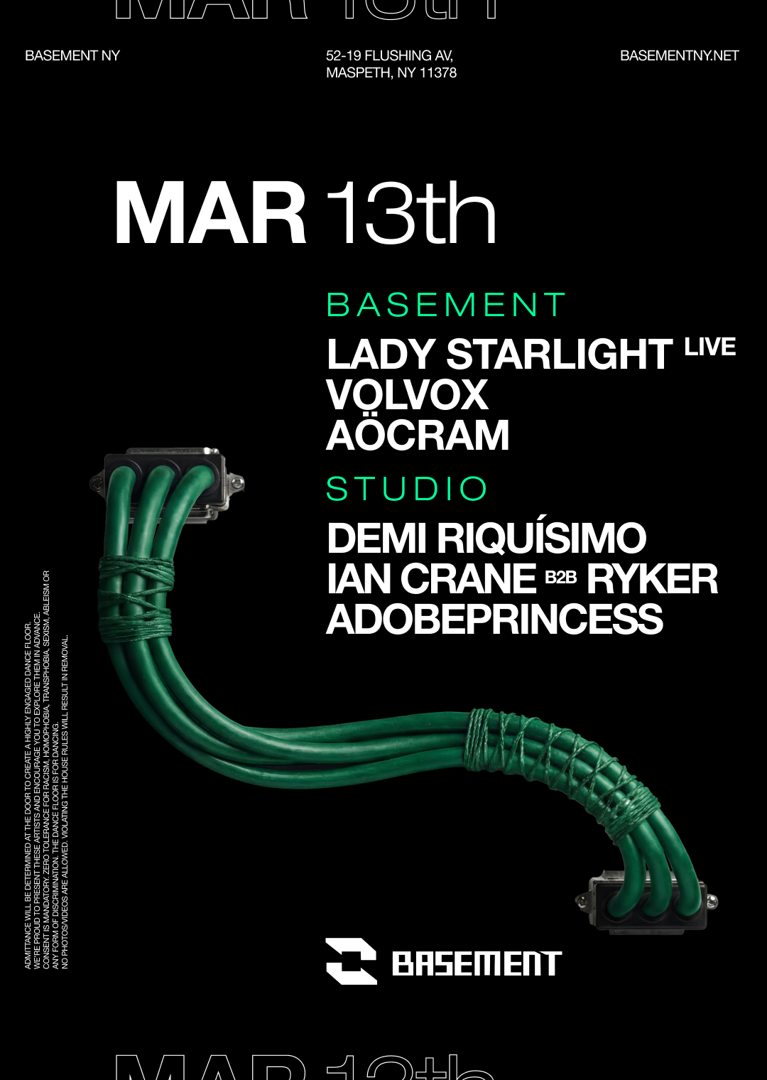 Lady Starlight Live & DJ Lineup at BASEMENT