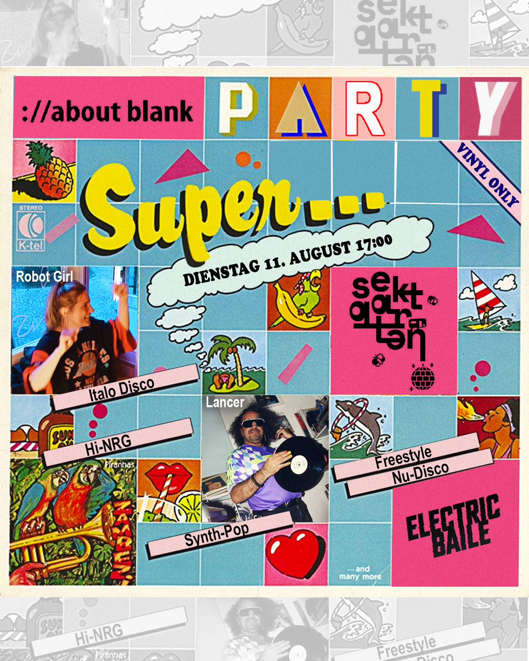 ://sektgarten x Electric Baile [free entry & open air]