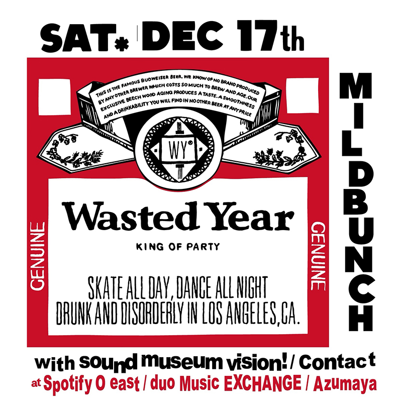 Sound Museum VISION / Contact presents Mild Bunch Wasted Year 2022 at duo  Music Exchange, Tokyo