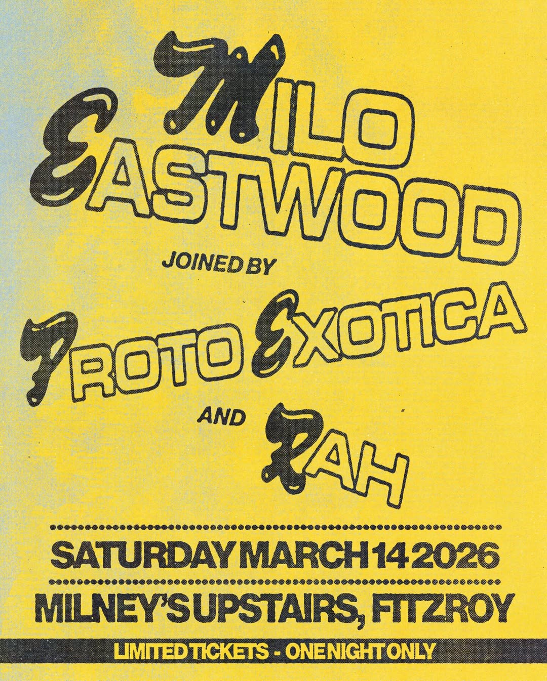 Milo Eastwood, Proto Exotica & RAH