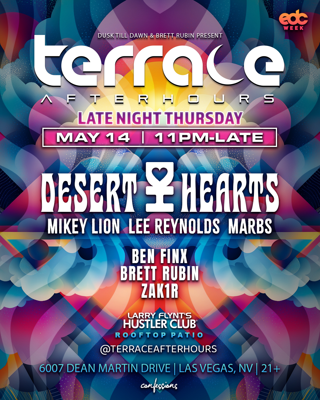Desert Hearts - EDC Week 2026 at Terrace Afterhours, Las Vegas