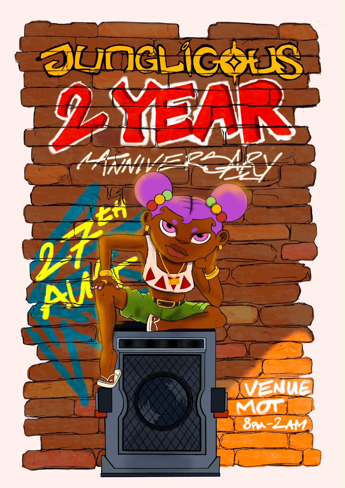 JUNGLICIOUS 2 YEAR ANNIVERSARY