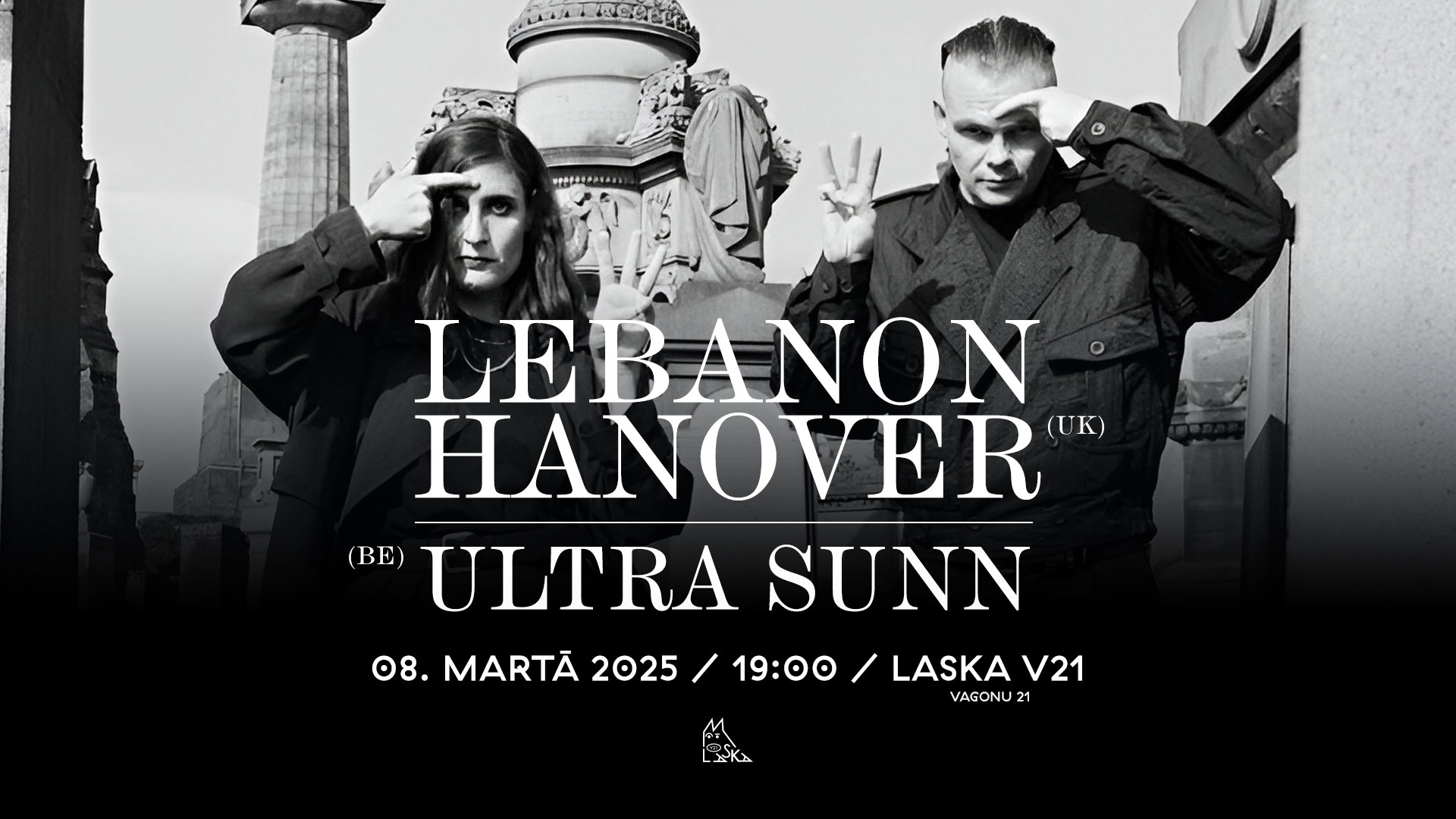 SOLD OUT | Laska Live: Lebanon Hanover (UK/DE) / Ultra Sunn (BE) w