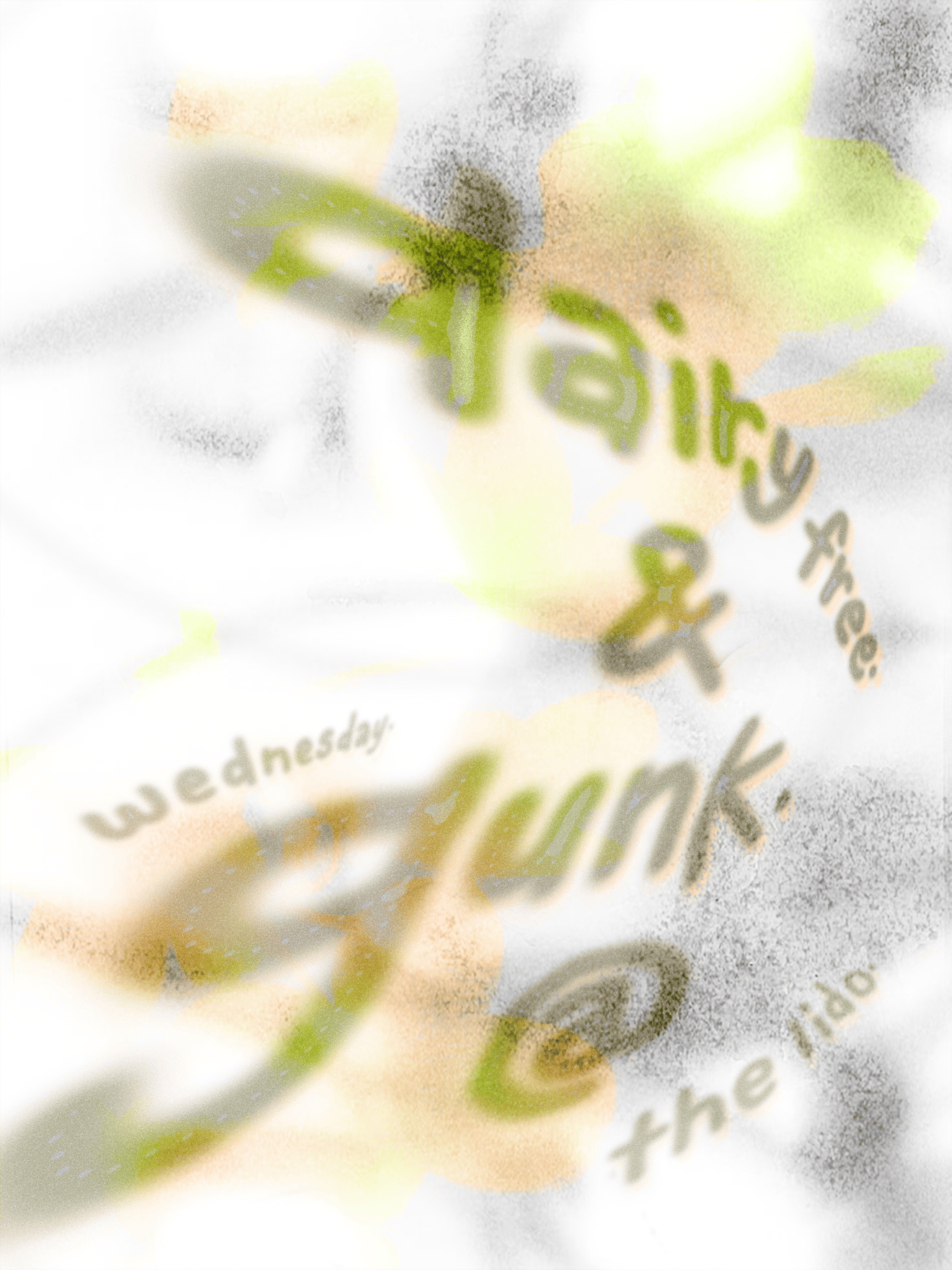 Wednesday Music with Dairy Free & gunk