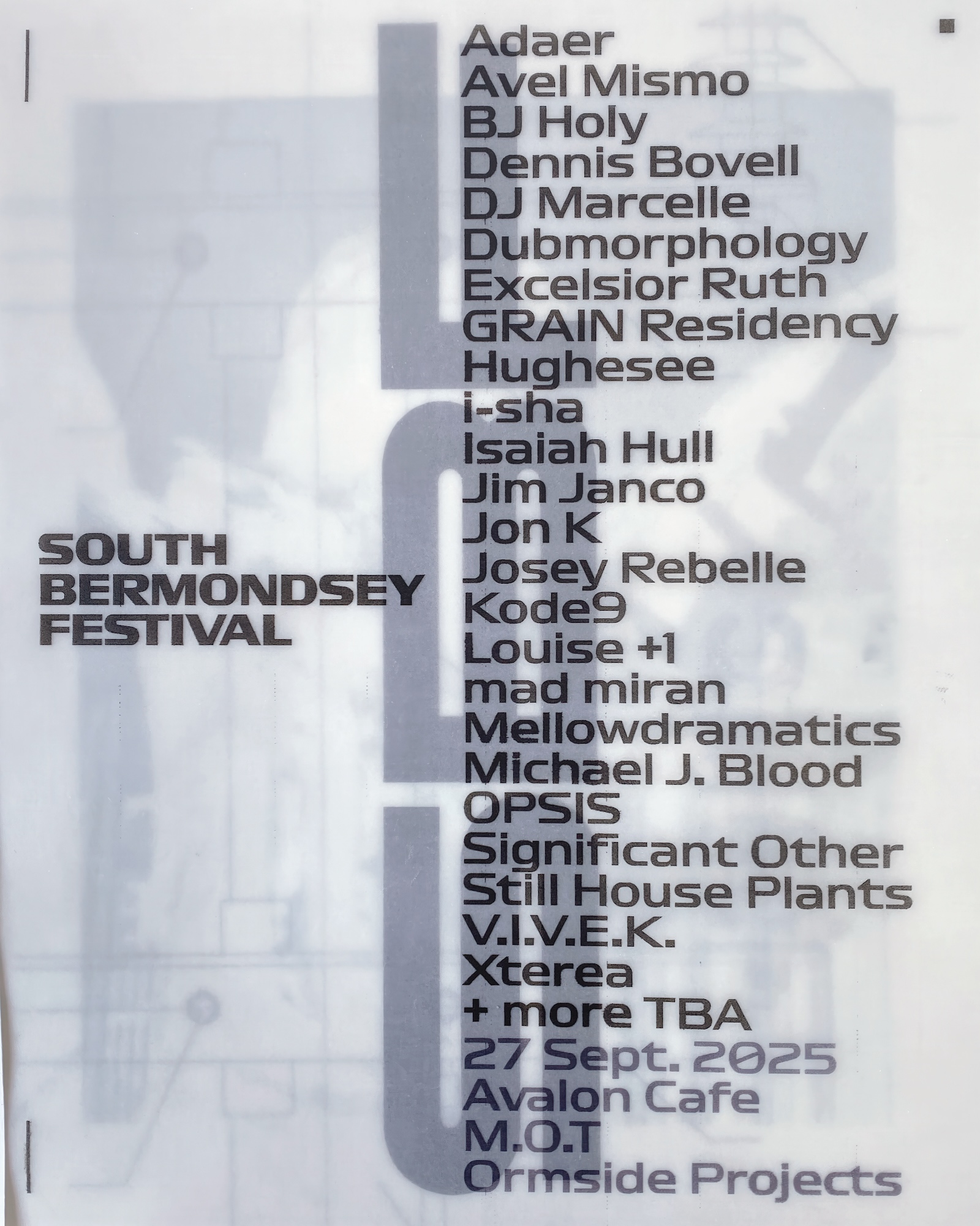 ✺ SBF' 25 ✺ at M.O.T & ORMSIDE & Avalon Cafe ✺ (Tickets OTD) 