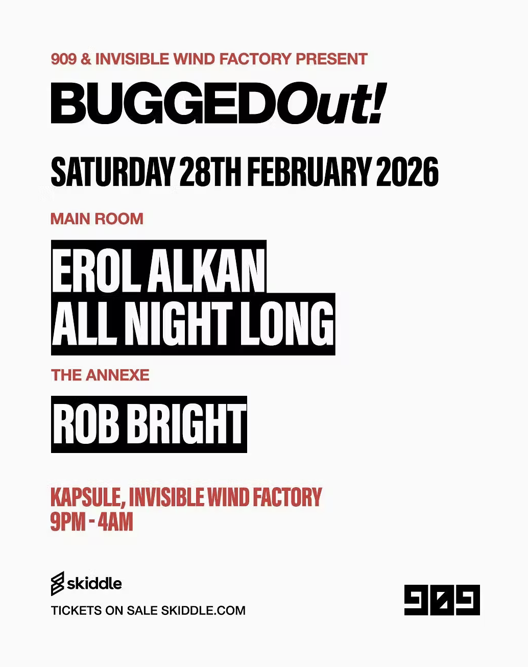 Bugged Out! Erol Alkan & Rob Bright