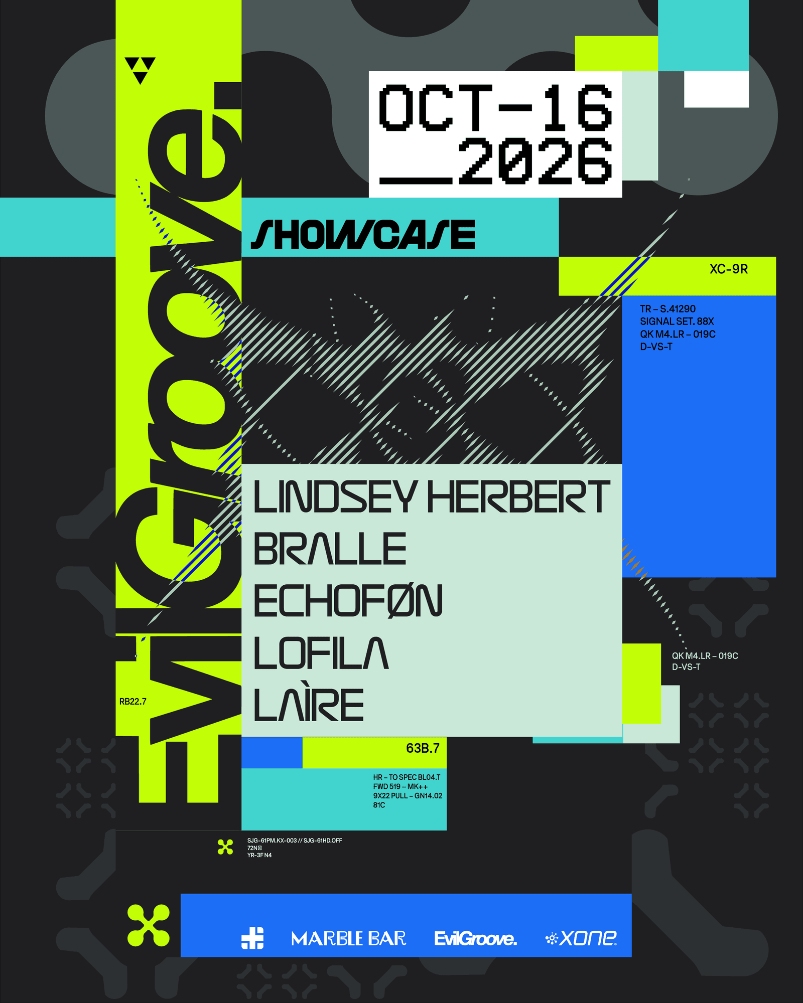 EvilGroove Records Showcase - Lindsey Herbert - BRALLE - Marble Bar