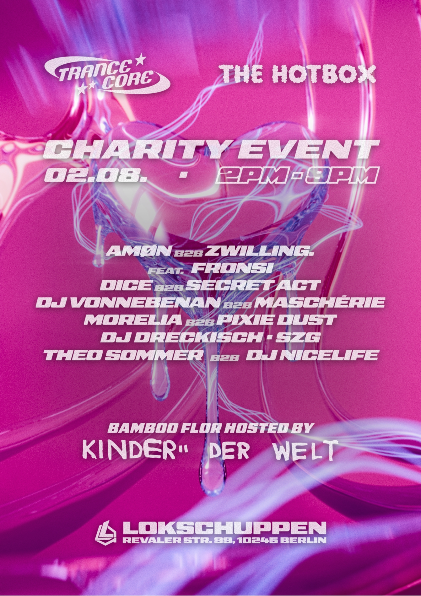 5€ Charity Ticket | Trancecore X The Hotbox x KDW DAY RAVE w/ zwilling., George Radsport, SZG