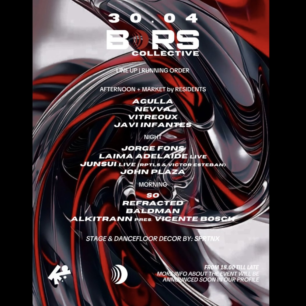 Bors @LFO with DJ SO + Refracted + Laima Adelaide (live) + John Plaza + more