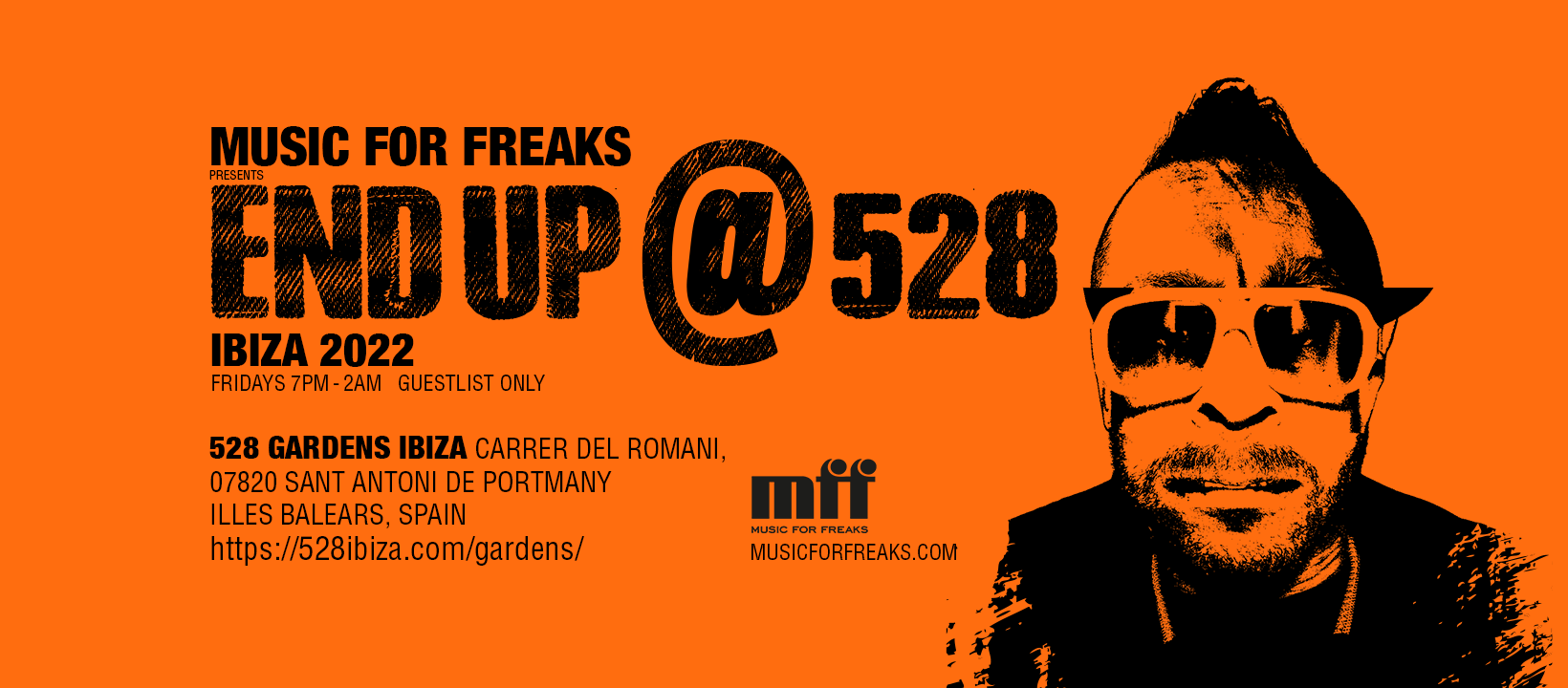 MFF presents End Up flyer
