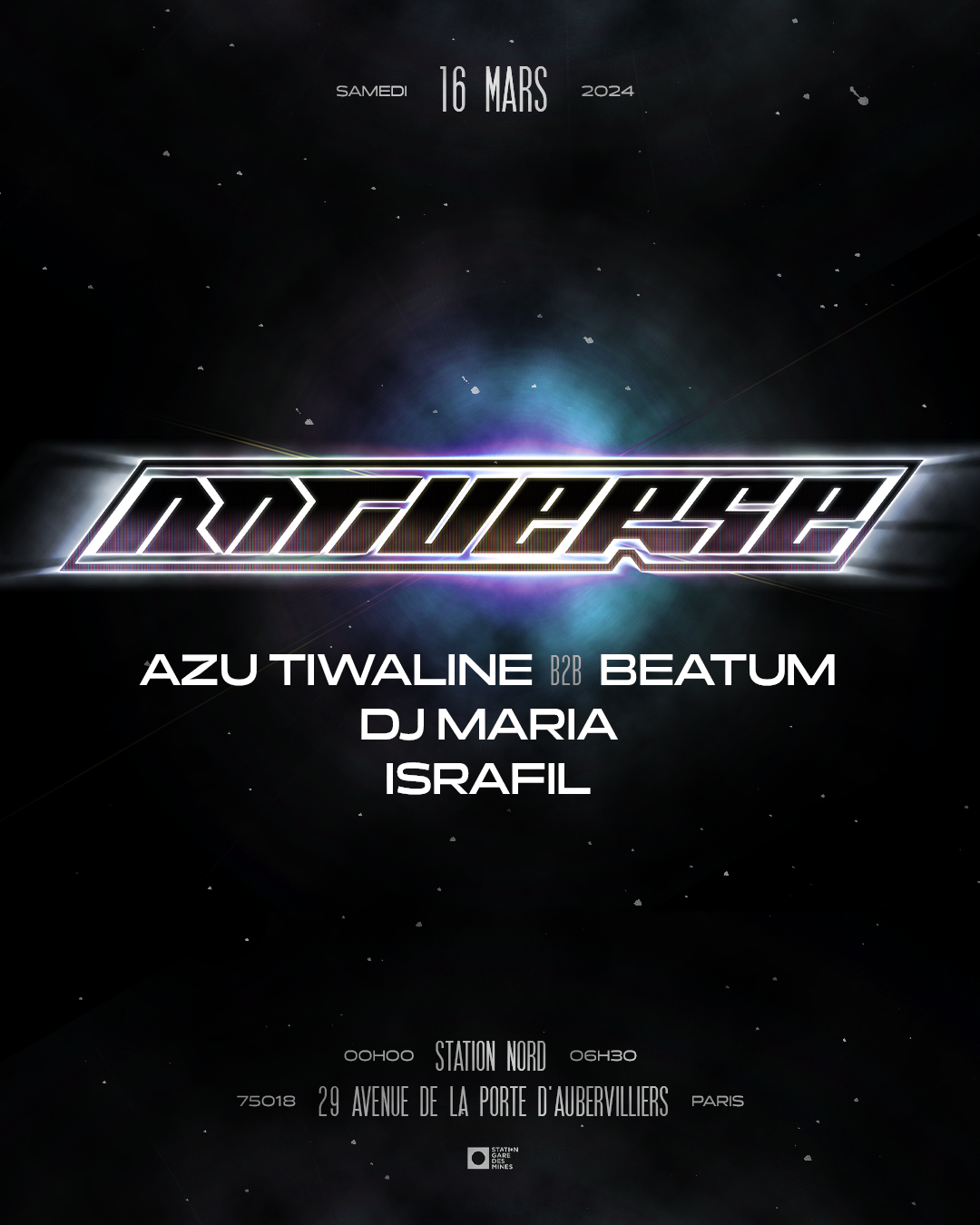 Antiverse — Azu Tiwaline b2b Beatum • Dj Maria • Israfil