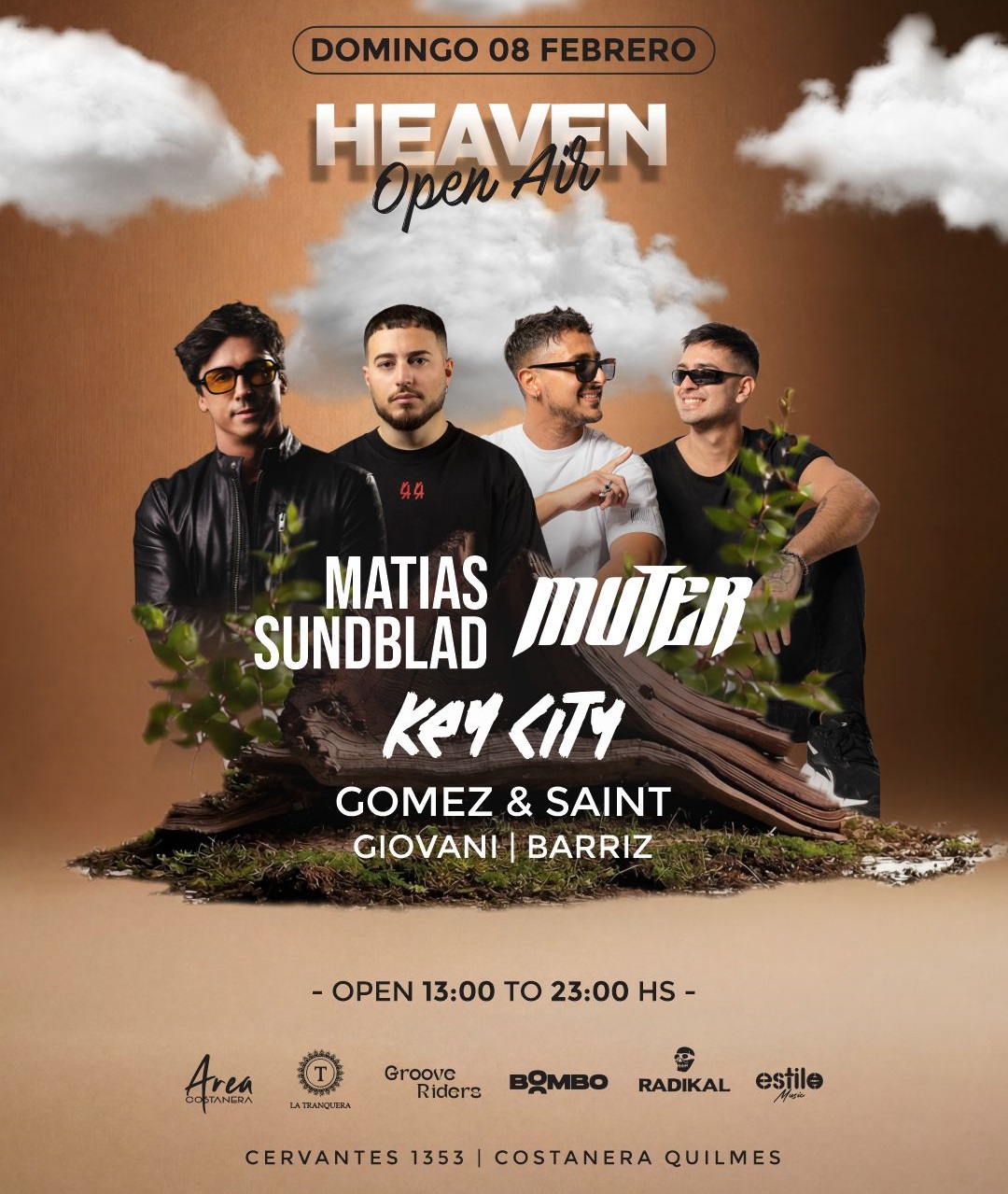 MUTER + MATIAS SUNDBLAD & MORE ARTISTS [OPEN AIR] - by HEAVEN, AREA COSTANERA