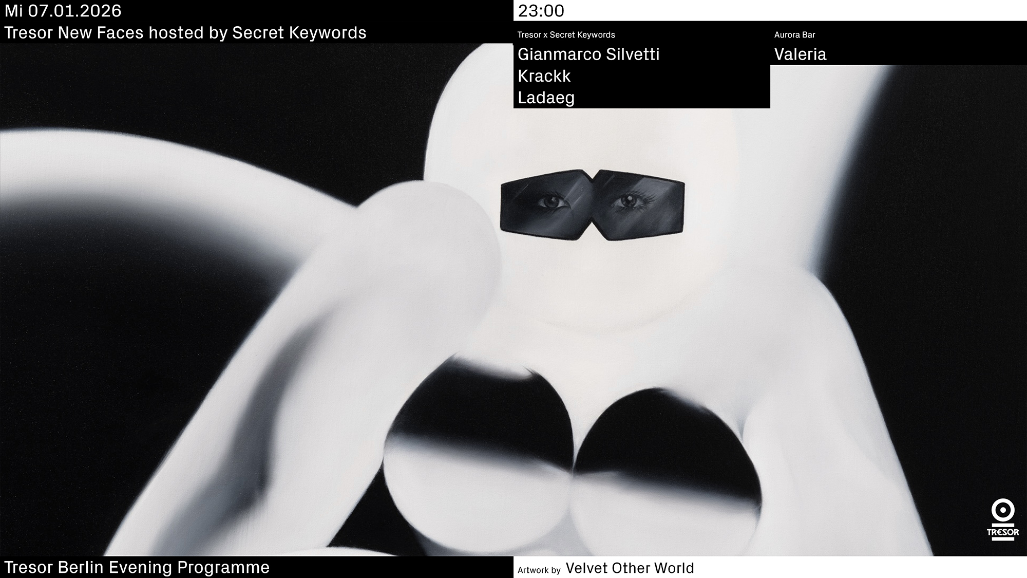 Tresor New Faces hosted by Secret Keywords