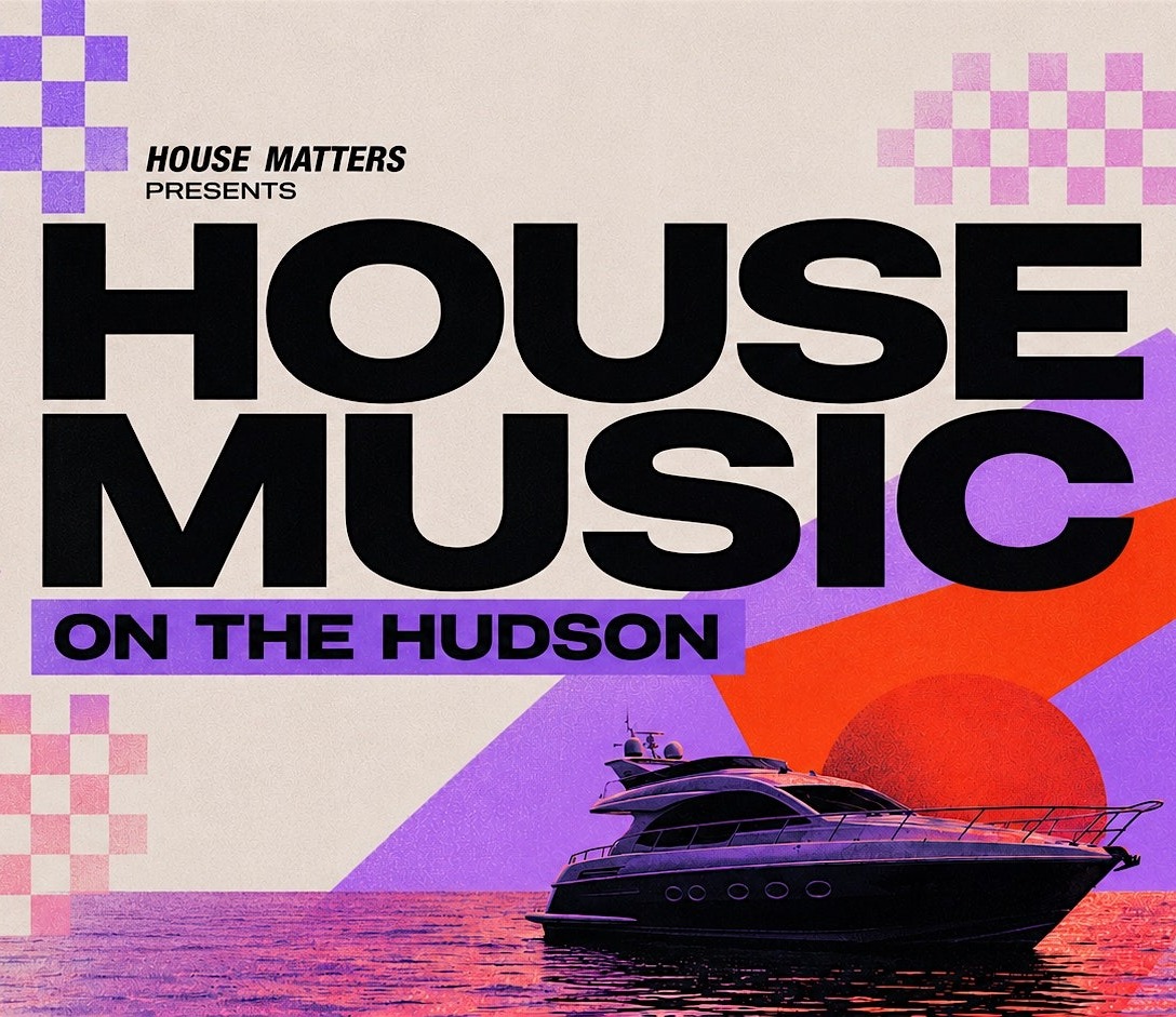 House Music on the Hudson Boat Party Yacht Cruise NYC - Pier 78 at Hudson River Park