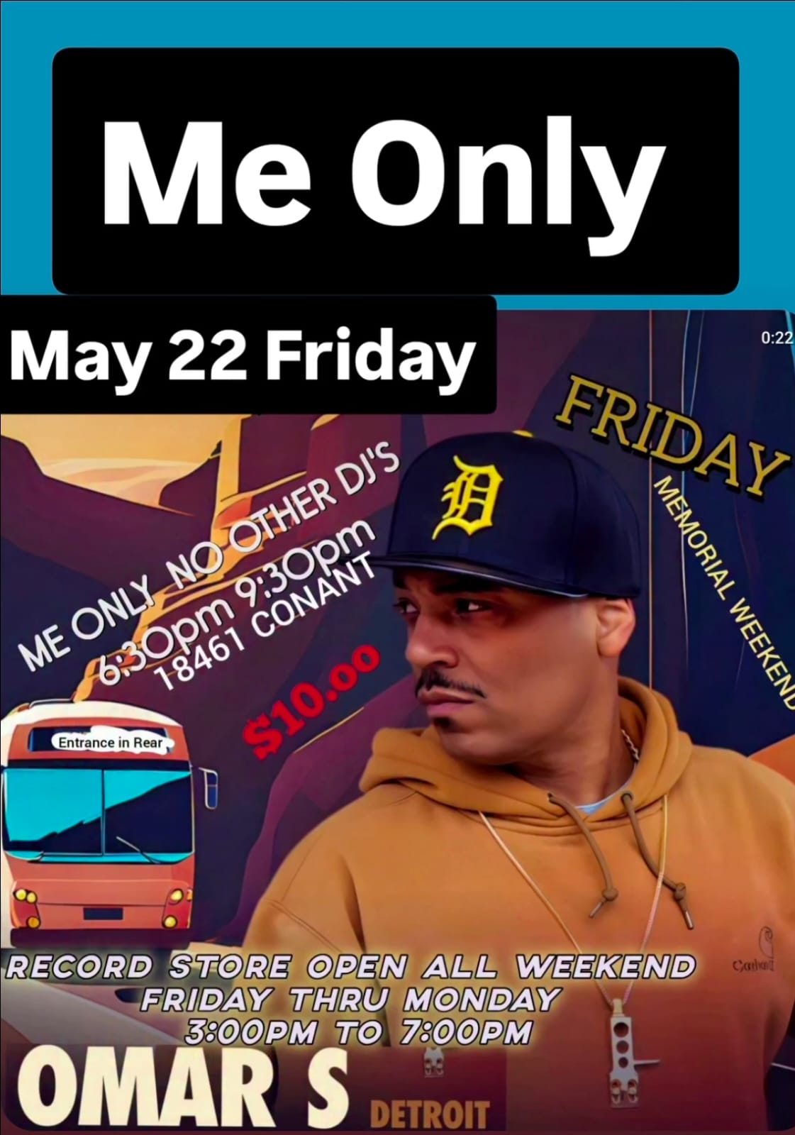 ONLY OMAR S THE BEST at Fxhe, Detroit