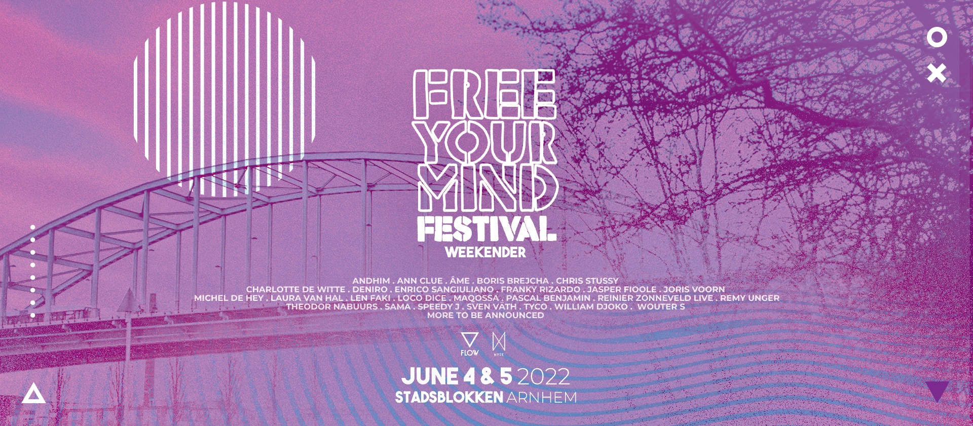 Free Your Mind Festival Weekender at Stadsblokken / Groene Rivier, Other  regions