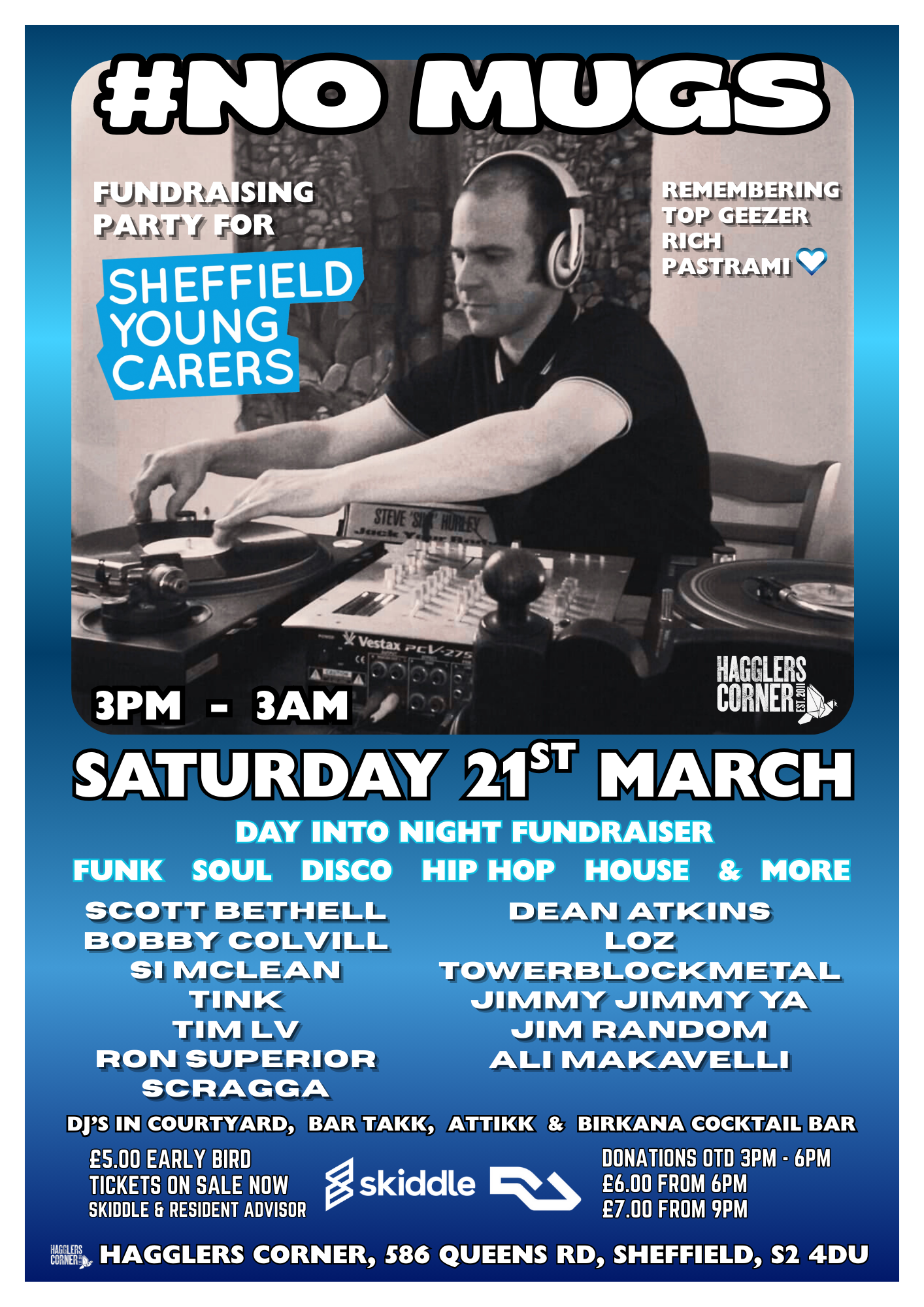 #NO MUGS: DAY TO NIGHT FULL VENUE FUNDRAISER