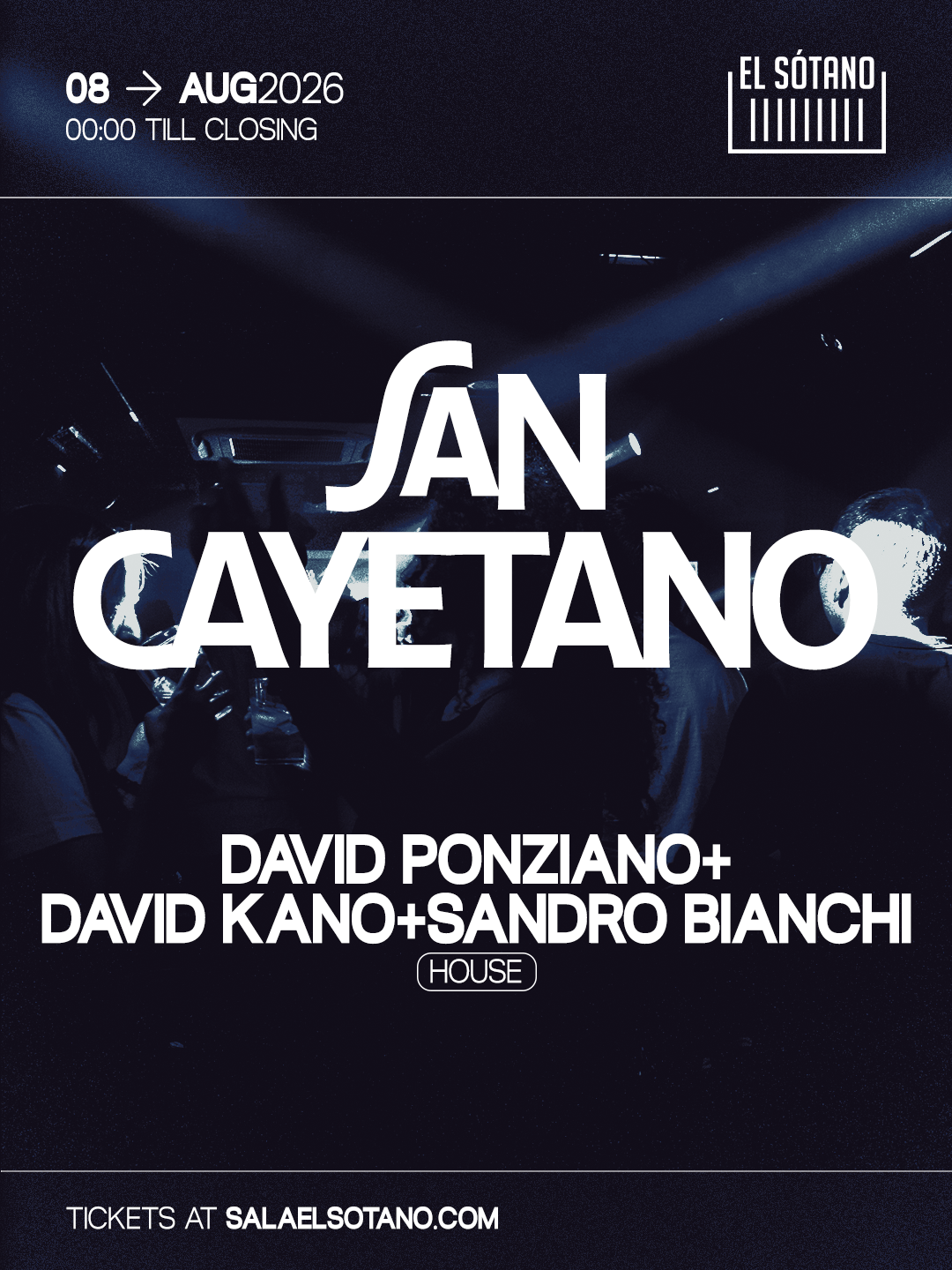 SAN CAYETANO: David Ponziano, David Kano, Sandro Bianchi