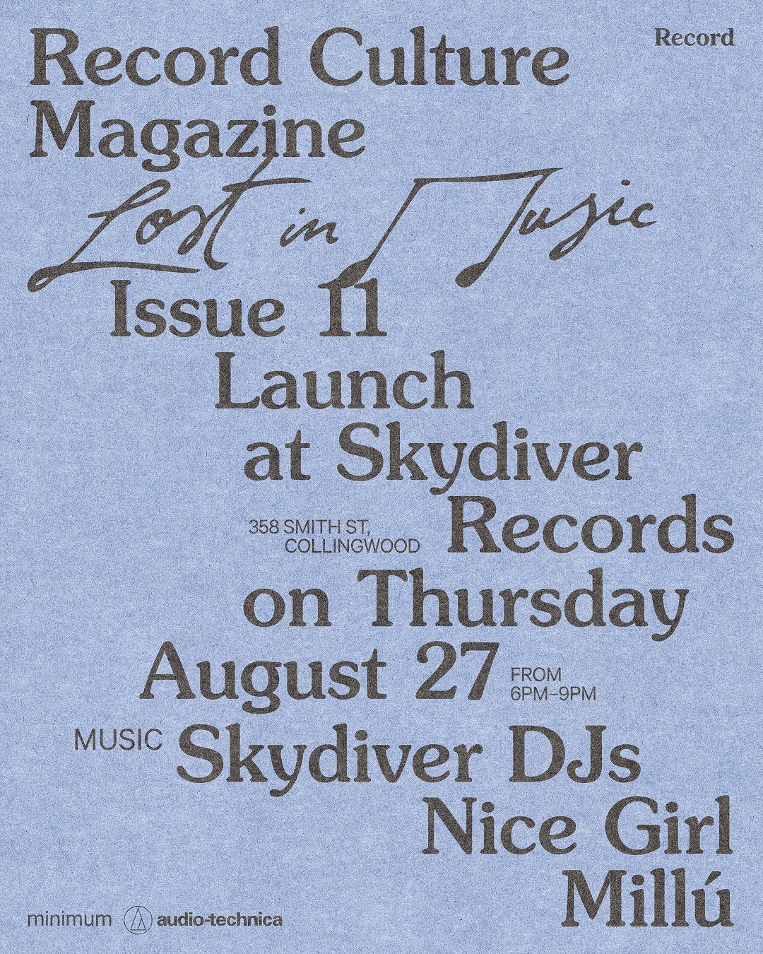 Record Culture Magazine Issue 11 Launch