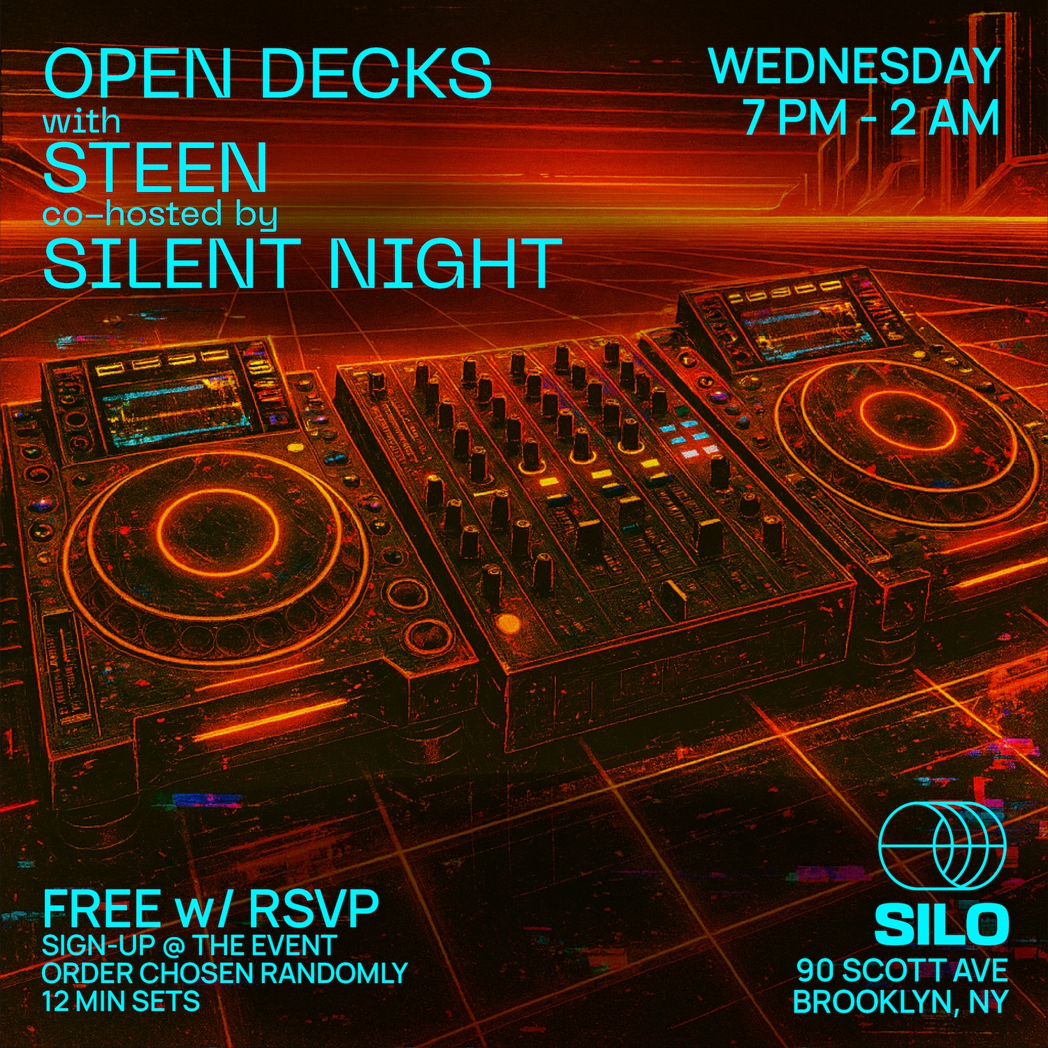 Open Decks with STEEN and Silent Night