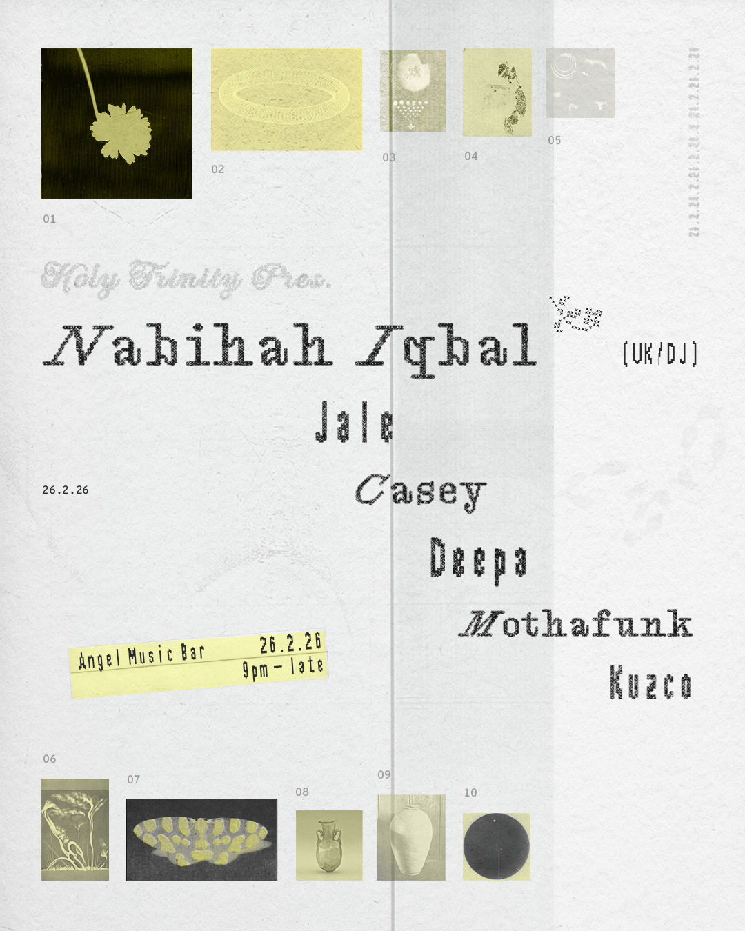 Holy Trinity pres. Nabihah Iqbal (UK/NTS)
