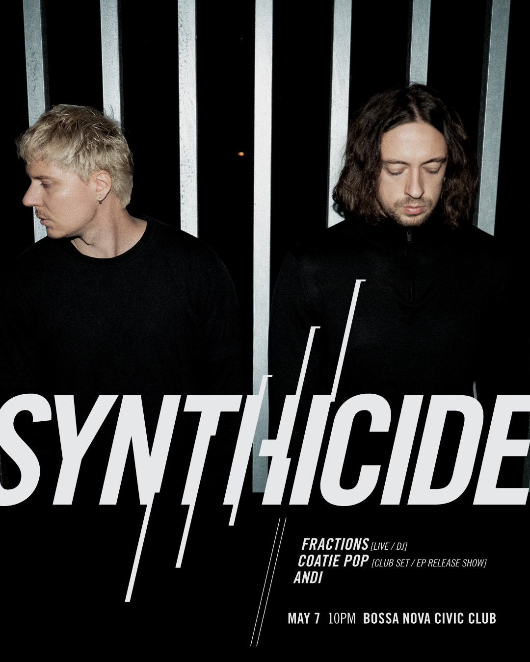 Synthicide with Fractions, Coatie Pop, Andi