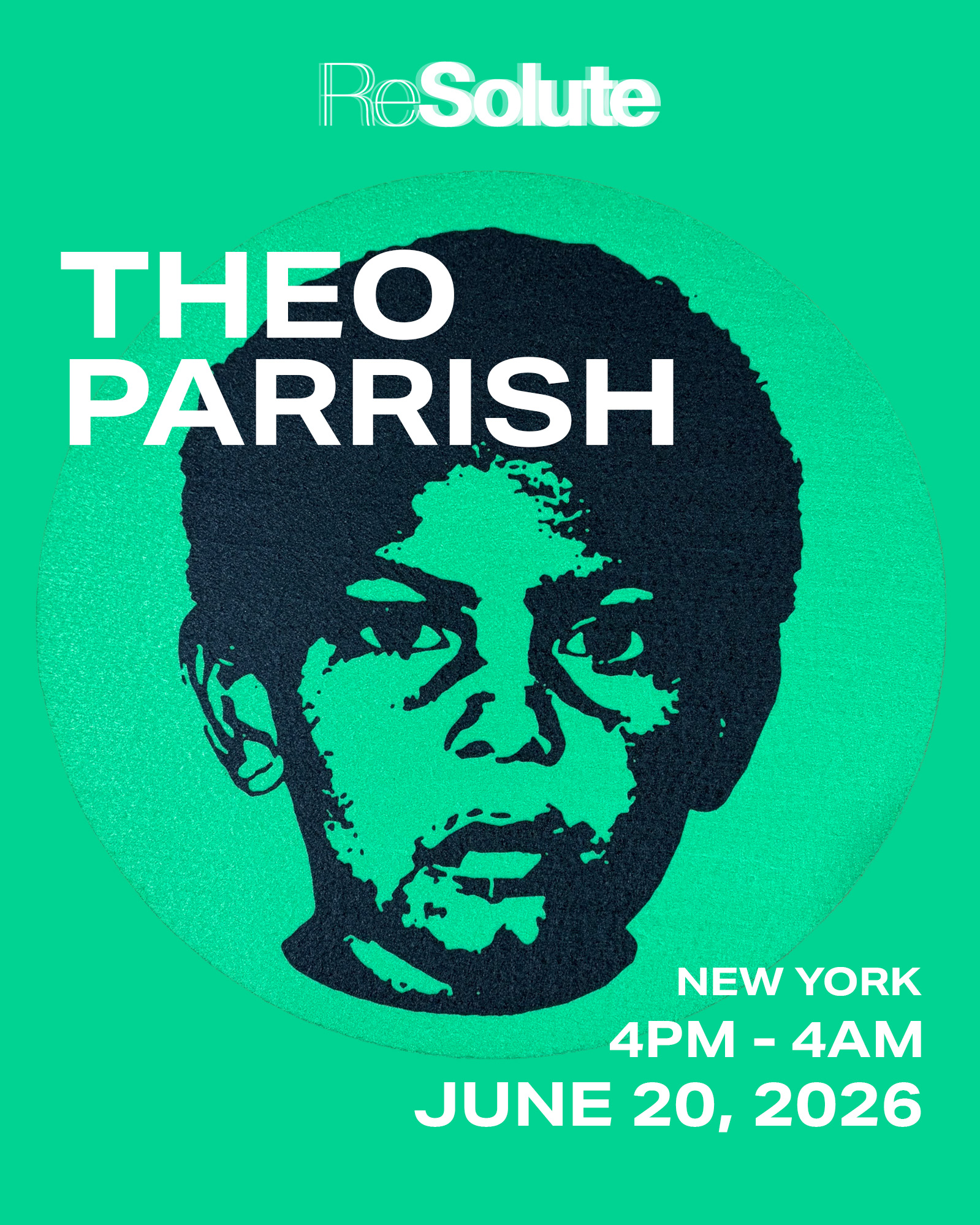 ReSolute presents: Theo Parrish (Open-Air, Extended Set)