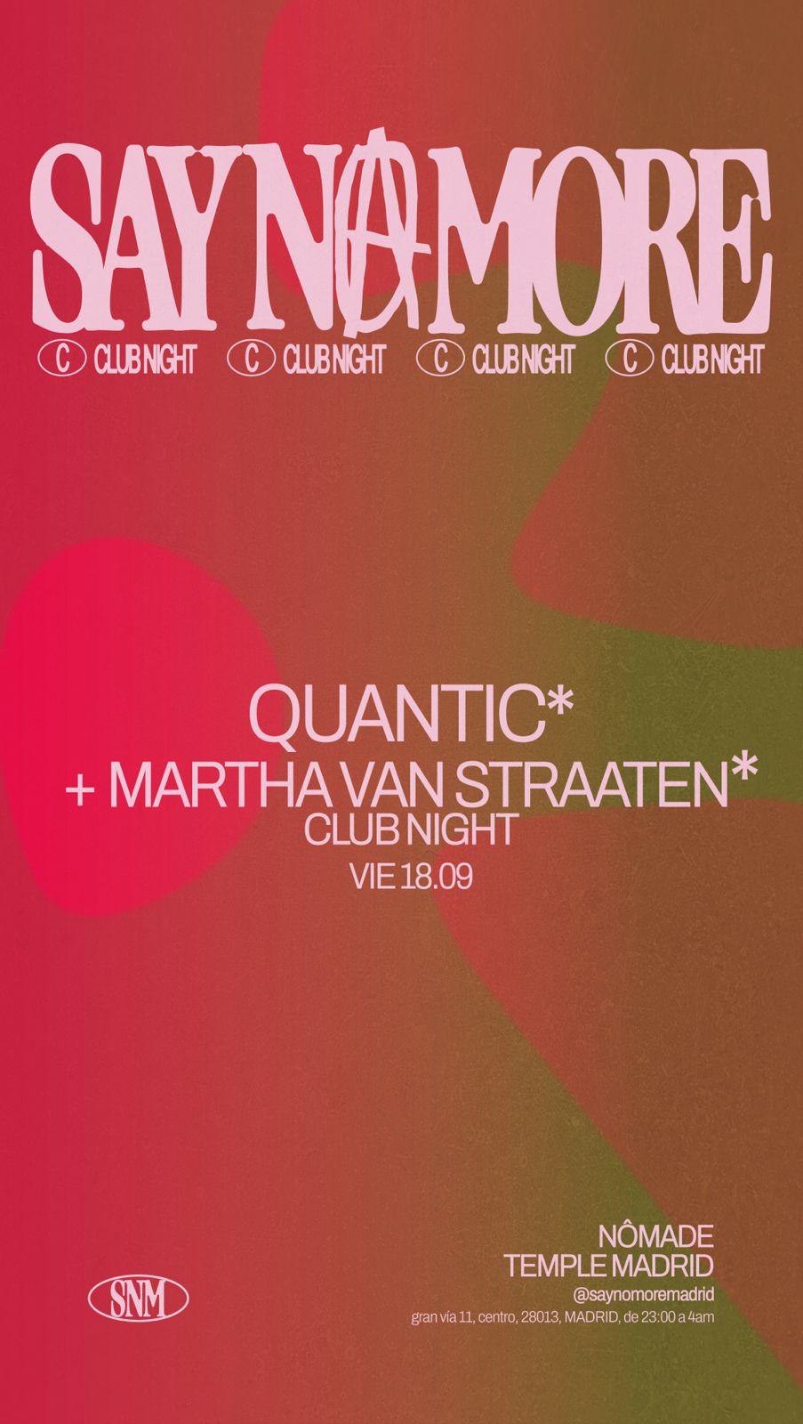 Club Night: Quantic & Martha Van Straten