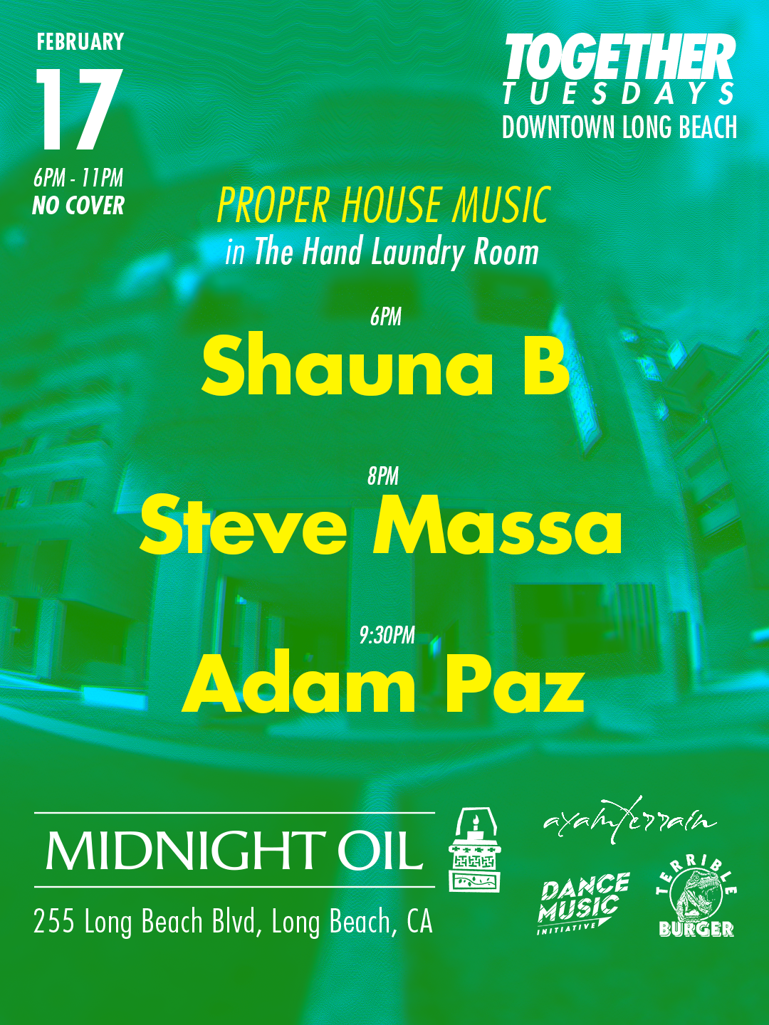 TOGETHER TUESDAYS - Weekly DANCE MUSIC Party in Downtown Long Beach - Year of the HORSE