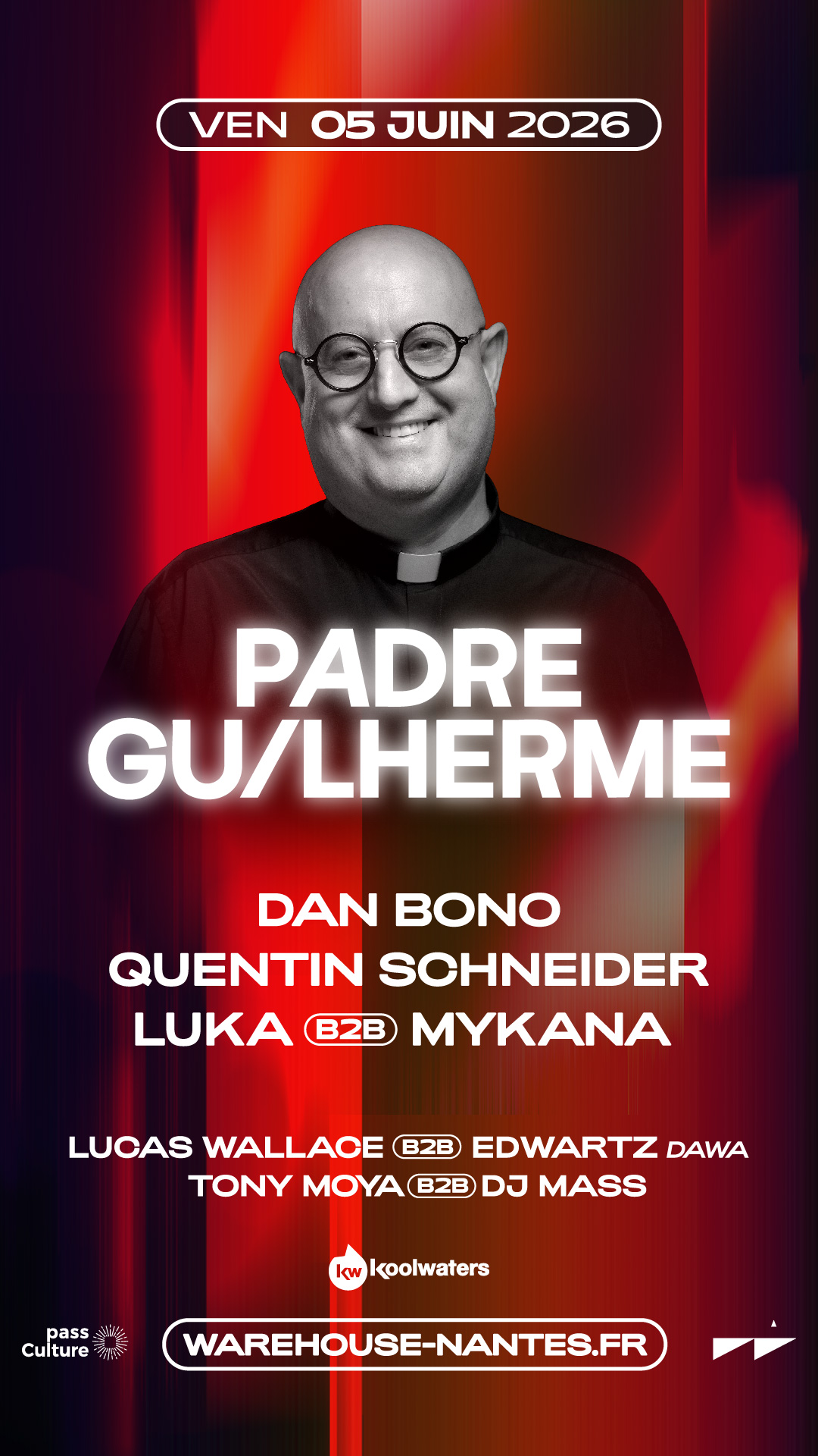 PADRE GUILHERME pour la première fois à Nantes