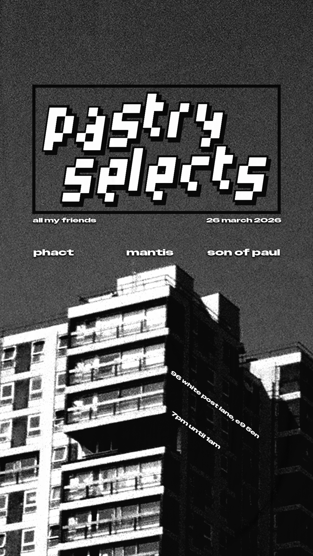 Pastry Selects at All My Friends