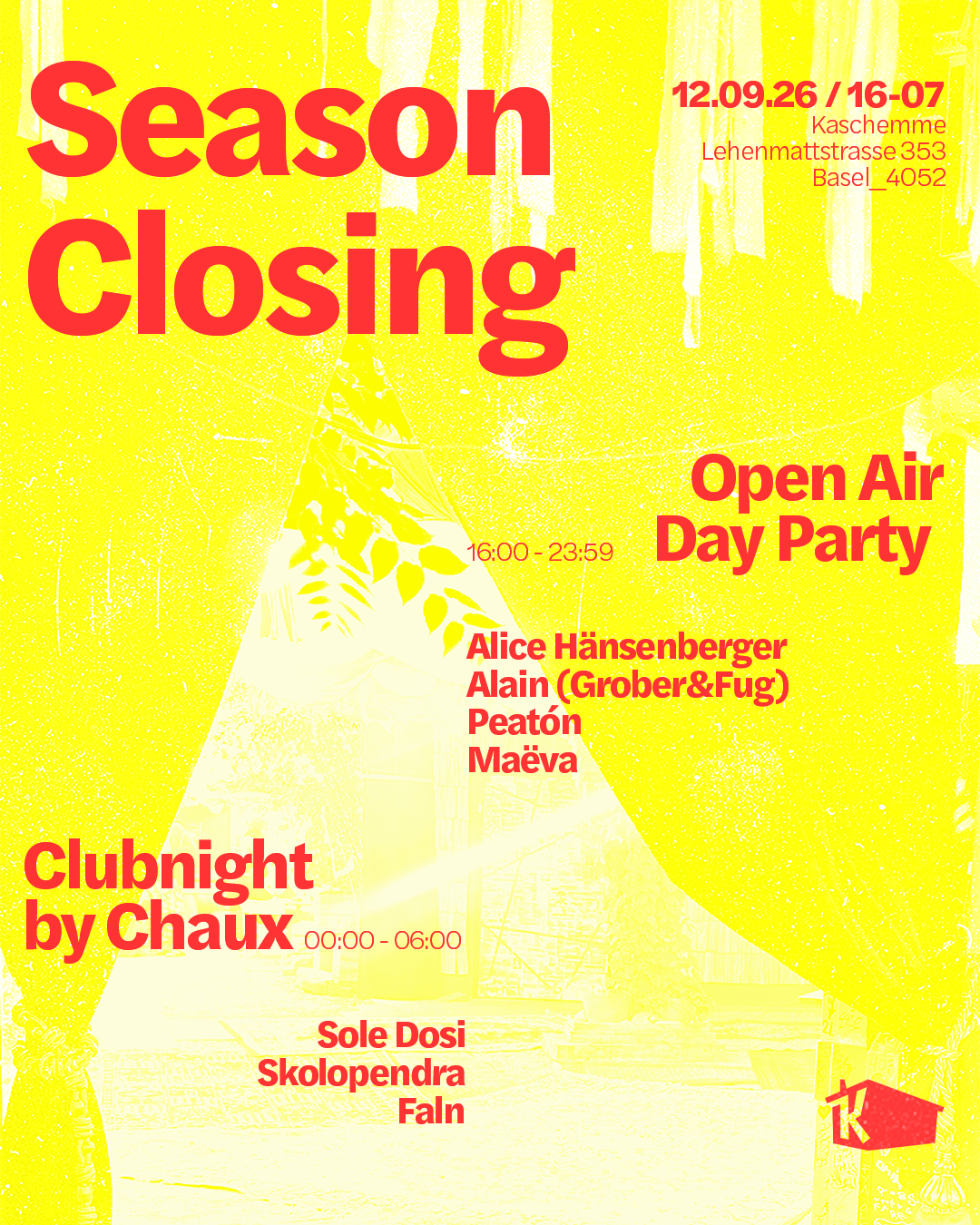 SEASON CLOSING // Open Air & Clubnight