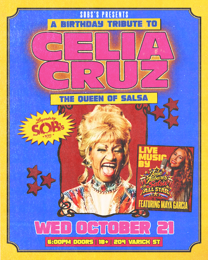 SOB's presents: Celia Cruz Birthday Tribute