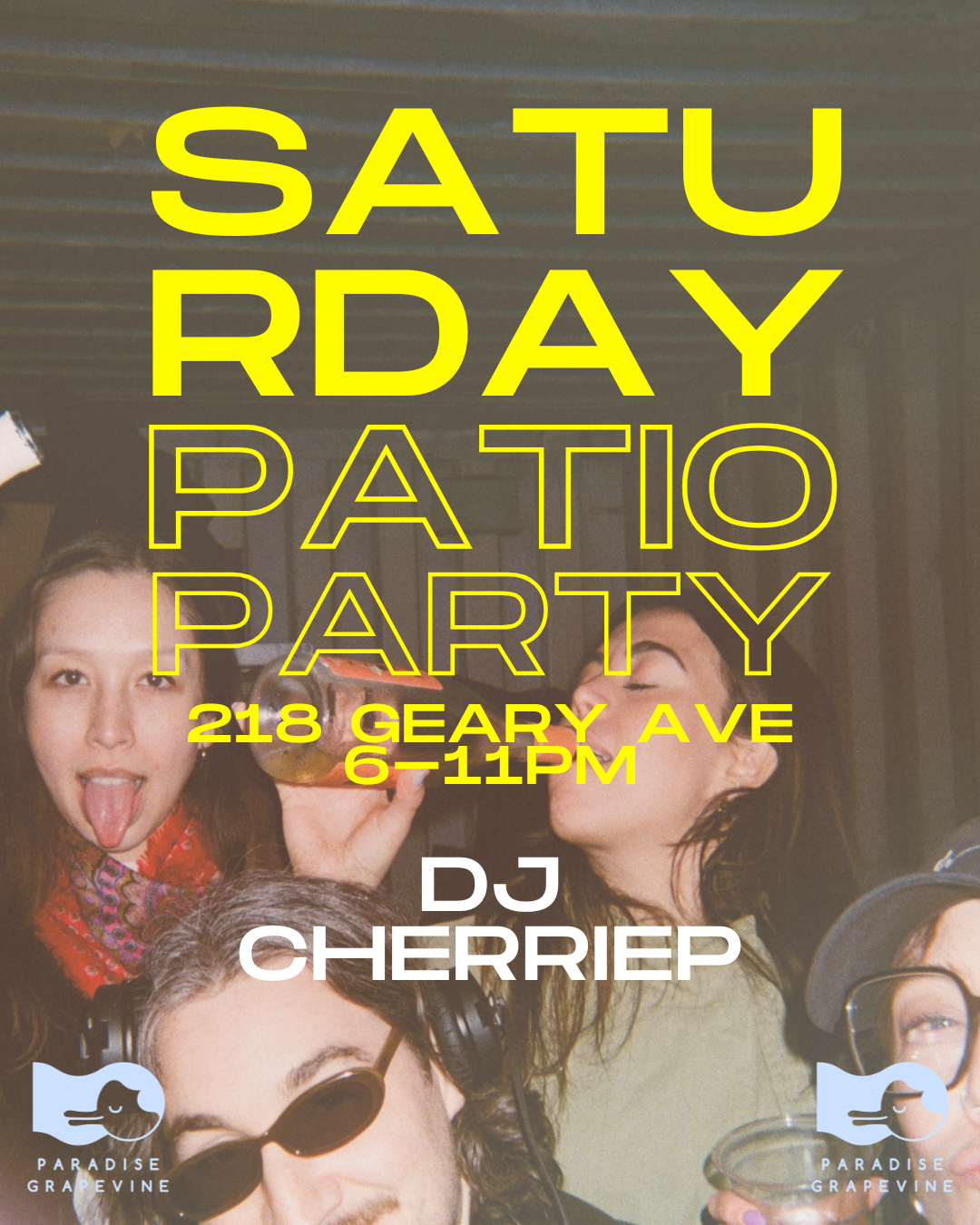 SATURDAY PATIO DANCE PARTY at PARADISE GRAPEVINE GEARY